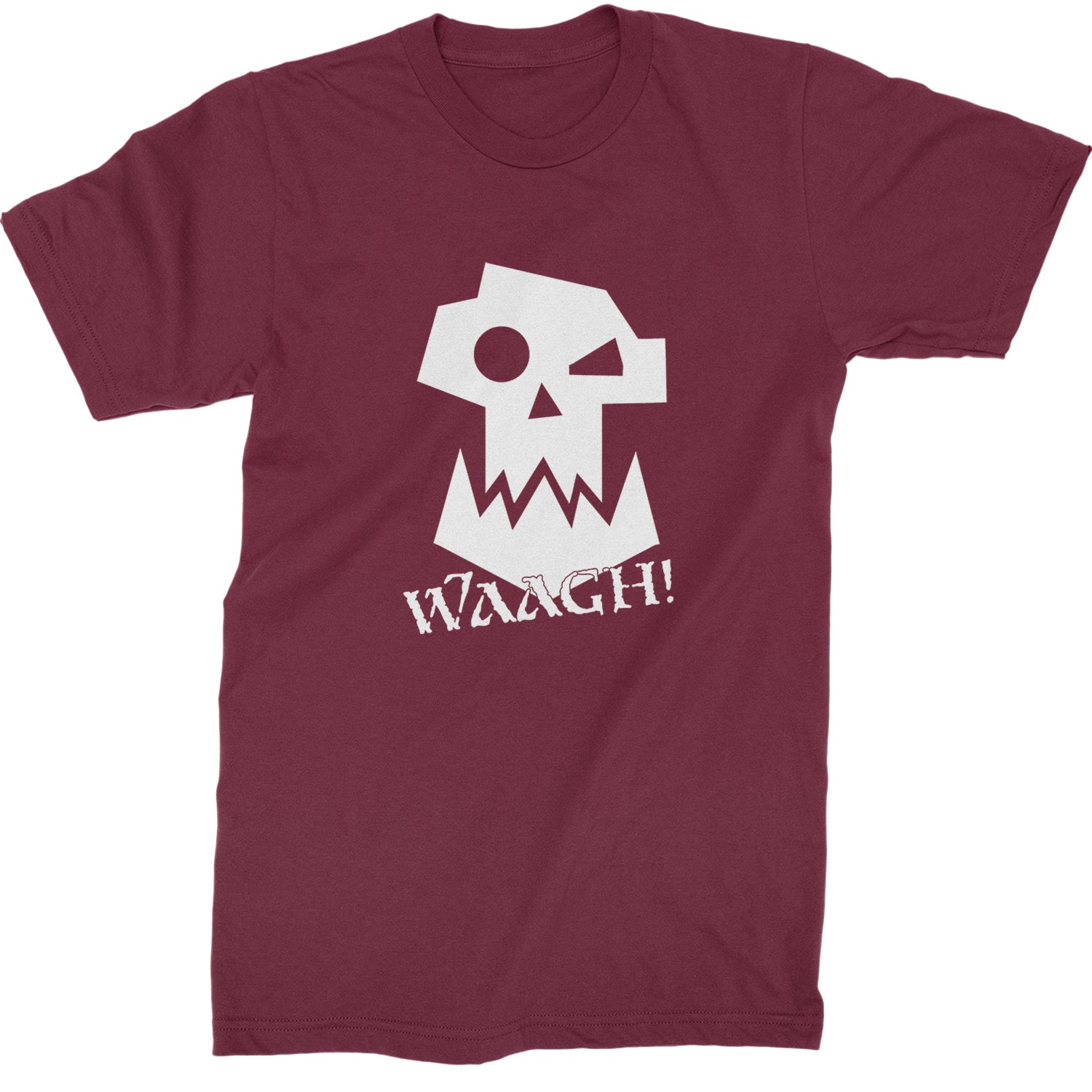 Ork Miniature Tabletop Wargaming Waagh Mens T-shirt Maroon