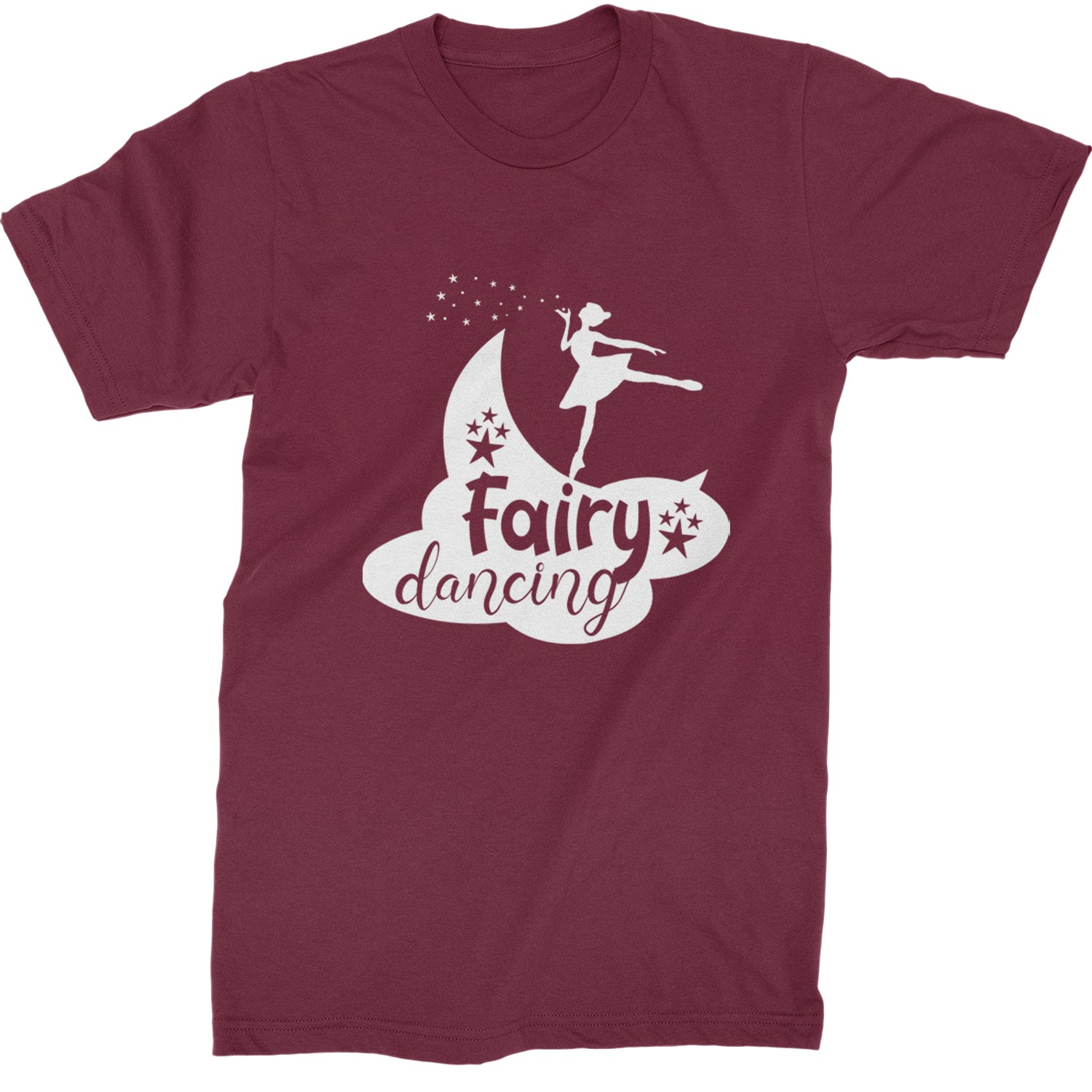 Fairy Dancing Mens T-shirt Maroon