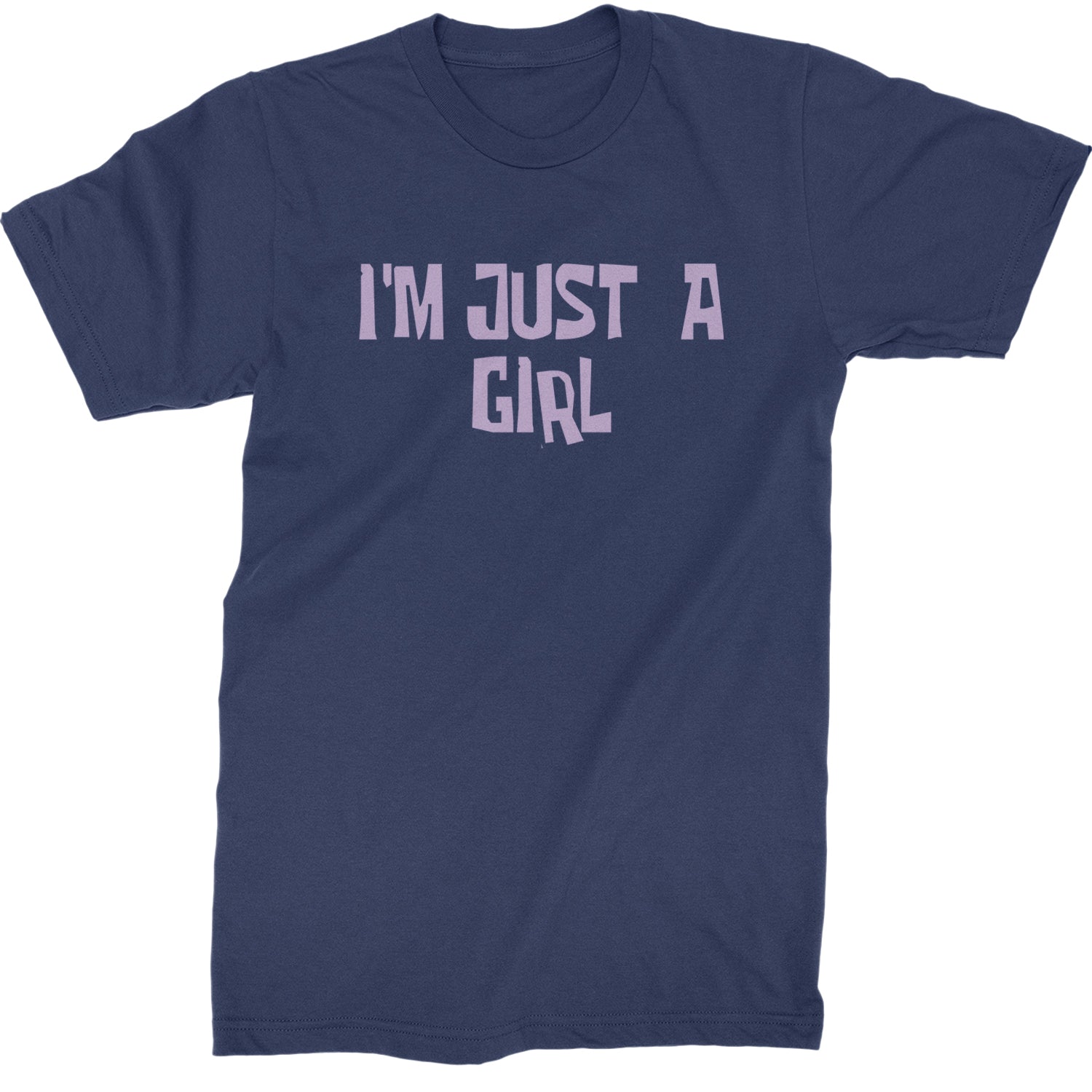 I'm Just A Girl Guts Music Mens T-shirt Navy Blue