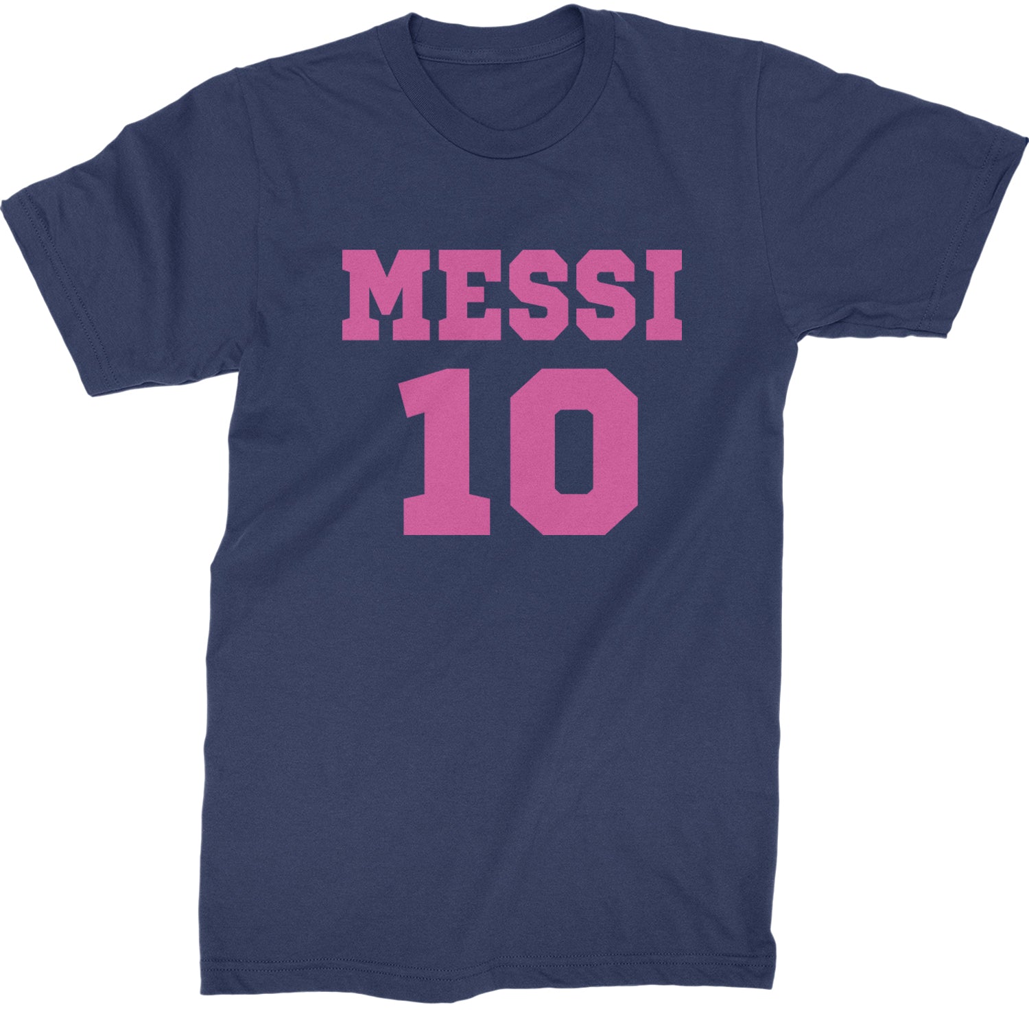 Messi World Soccer Futbol Messiami Mens T-shirt Navy Blue