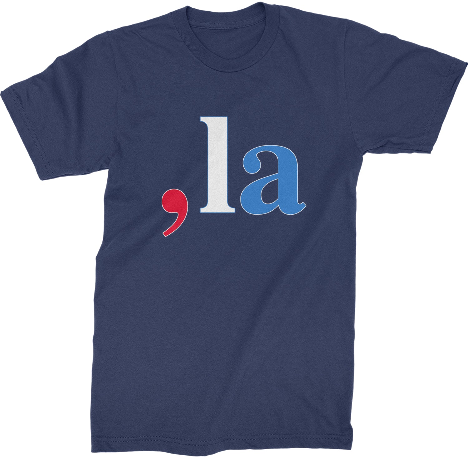 Comma-La - Support Kamala Harris For President 2024 Mens T-shirt Navy Blue