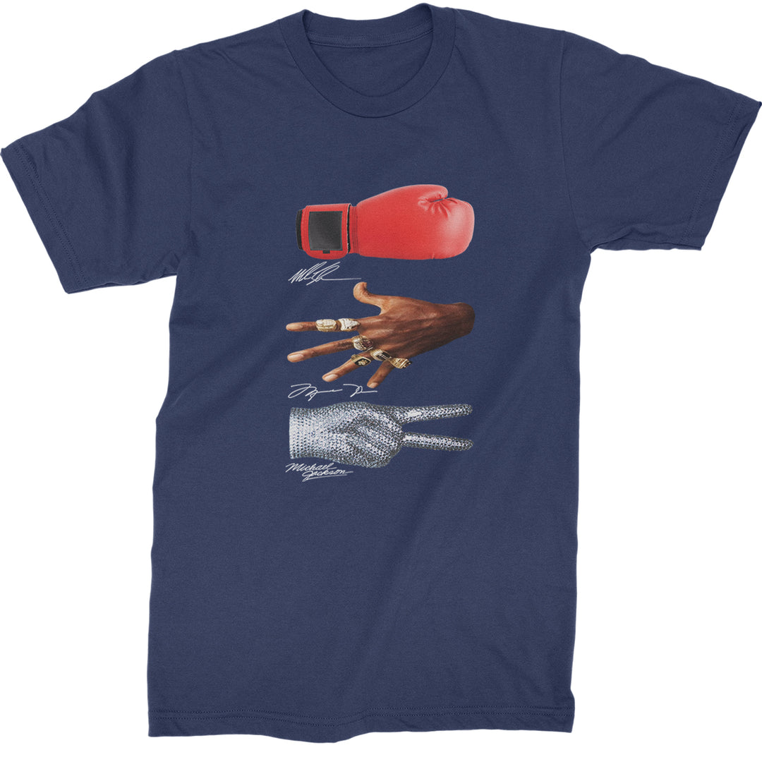 Tyson Jordan Jackson Iconic Michaels Mens T-shirt Navy Blue