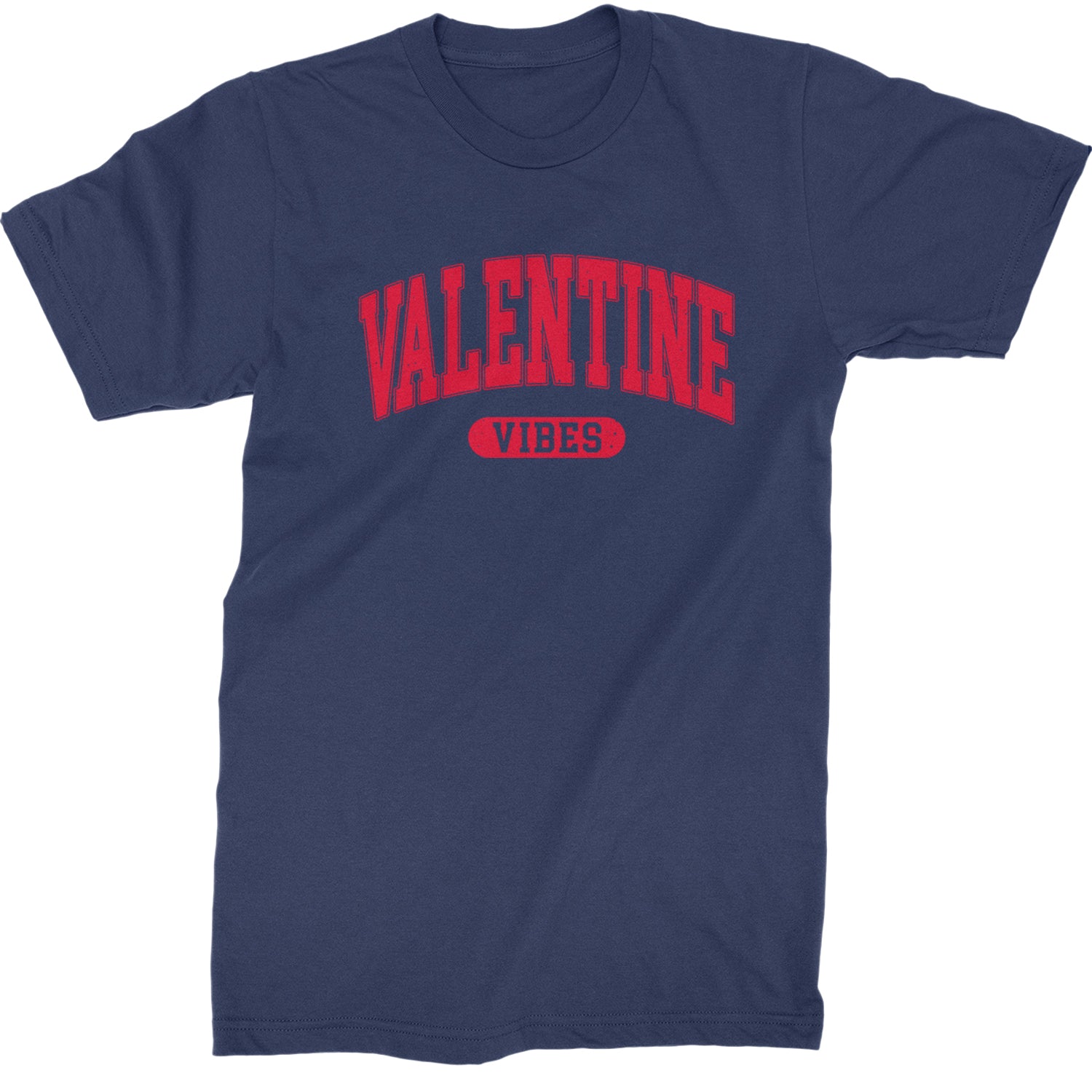 Valentines Vibes  Mens T-shirt Navy Blue