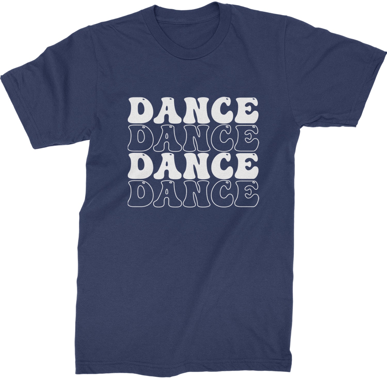 Dance Dance Dance Dance Mens T-shirt Navy Blue