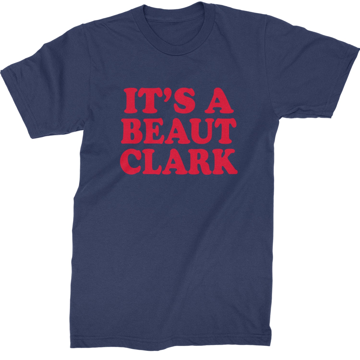 It's a Beaut Clark Festive Christmas  Mens T-shirt Navy Blue