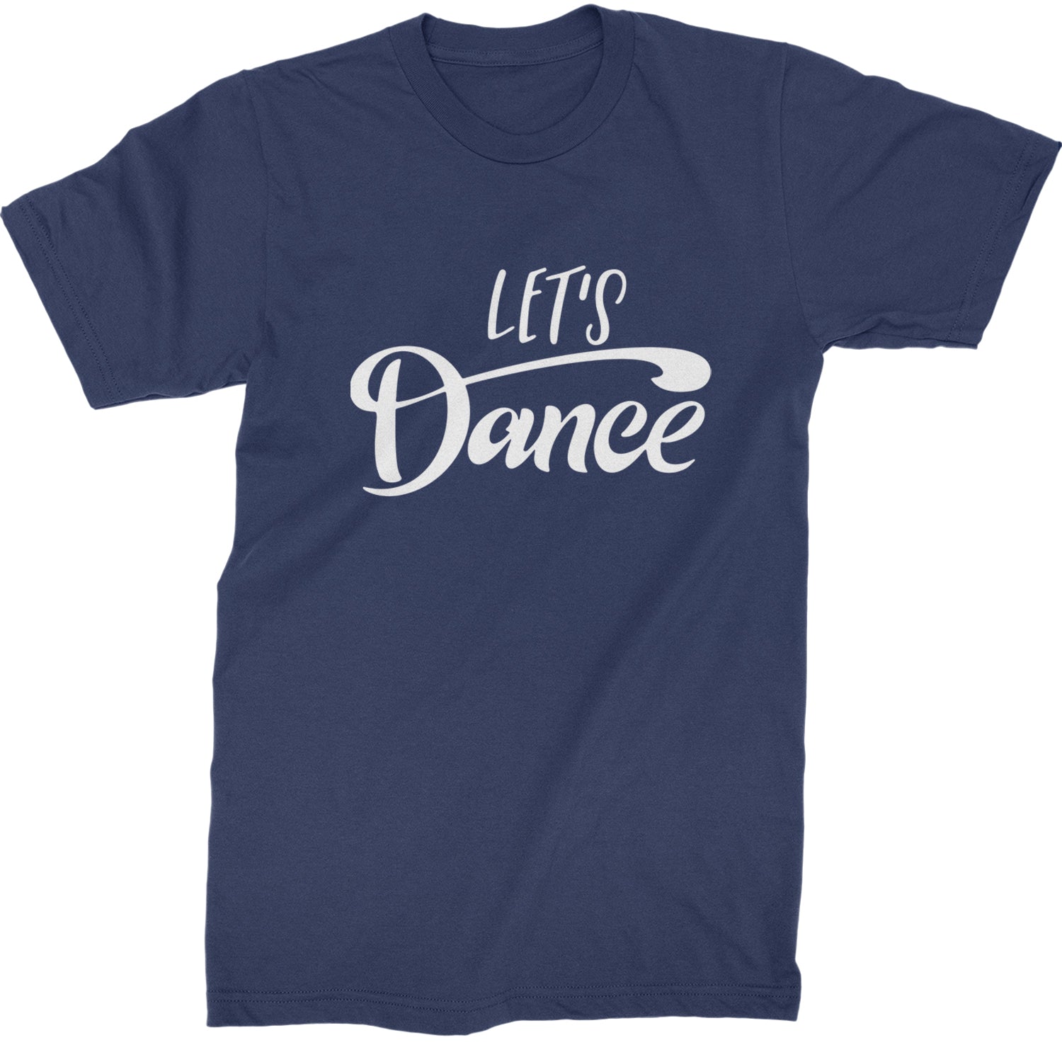 Let's Dance Mens T-shirt Navy Blue