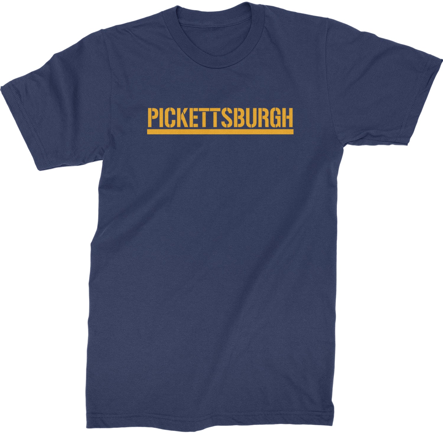 Pickettsburgh Pittsburgh Football Mens T-shirt Navy Blue