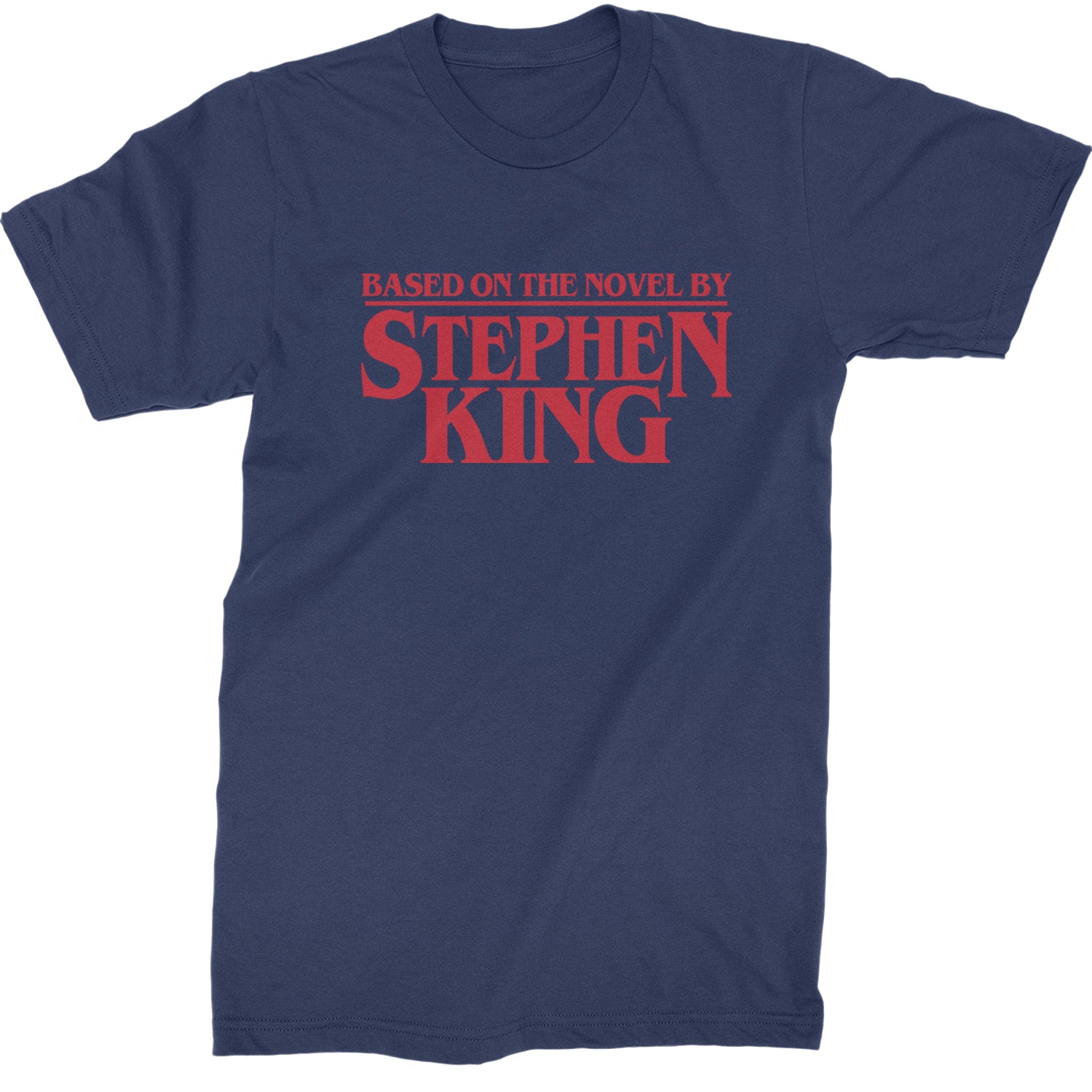 Based On The Novel By Stephen King Mens T-shirt Navy Blue