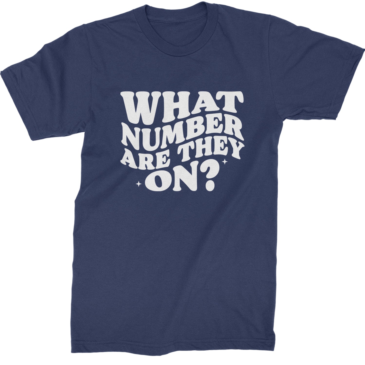 What Number Are They On Dance Mens T-shirt Navy Blue