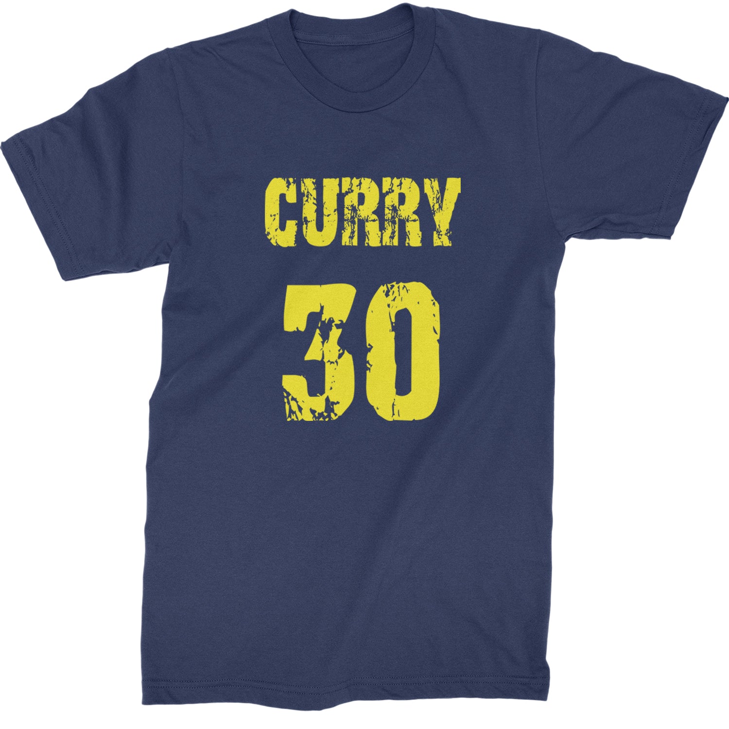 Curry #30 Mens T-shirt Navy Blue