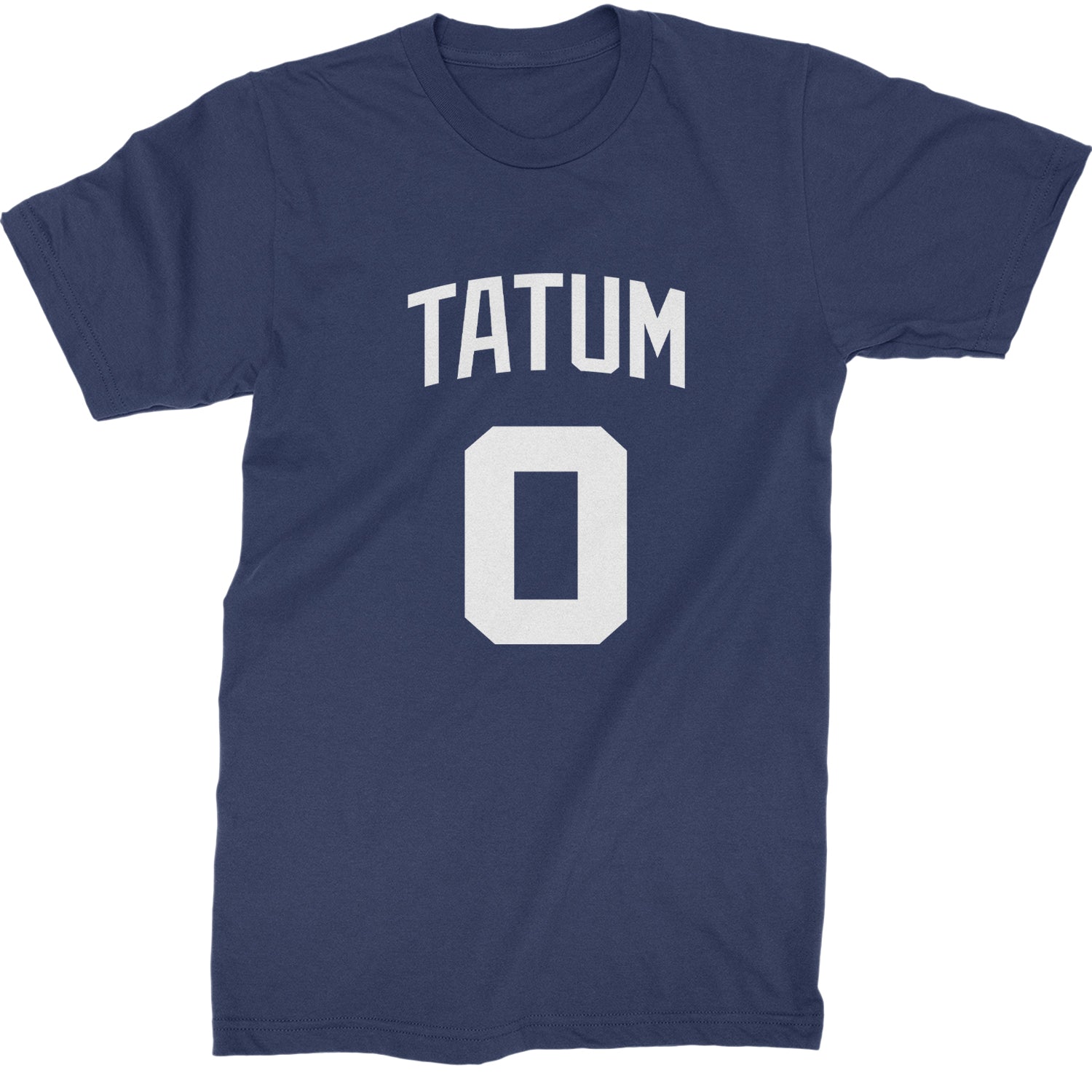 Tatum #0 Boston Basketball Mens T-shirt Navy Blue