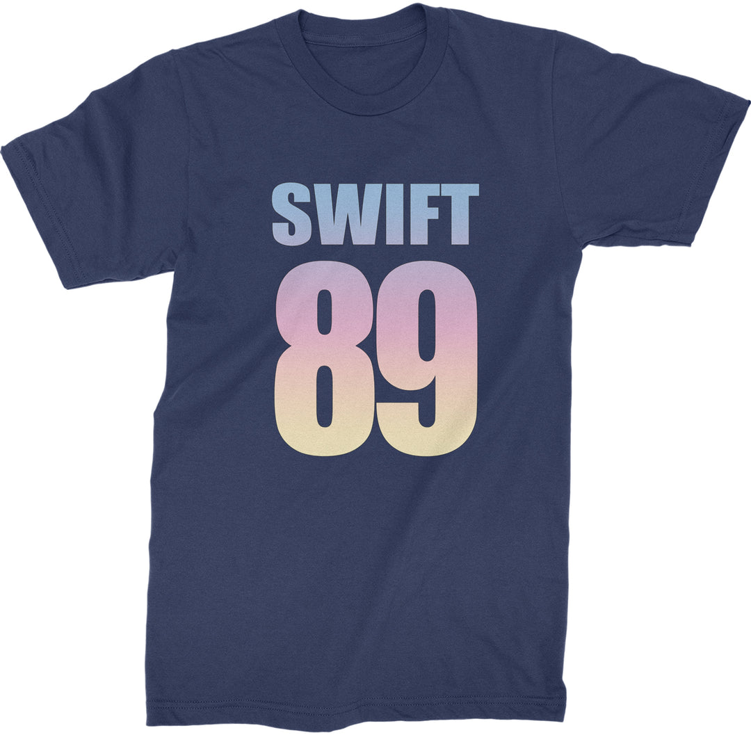 Lover Era Swift 89 Birth Year Music Fan TTPD Mens T-shirt Navy Blue