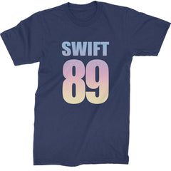Lover Era Swift 89 Birth Year Music Fan TTPD Mens T-shirt Navy Blue
