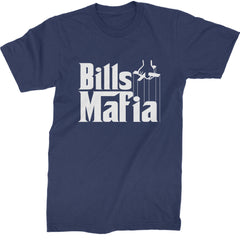 Mafia Bills Mafia Godfather Mens T-shirt Navy Blue
