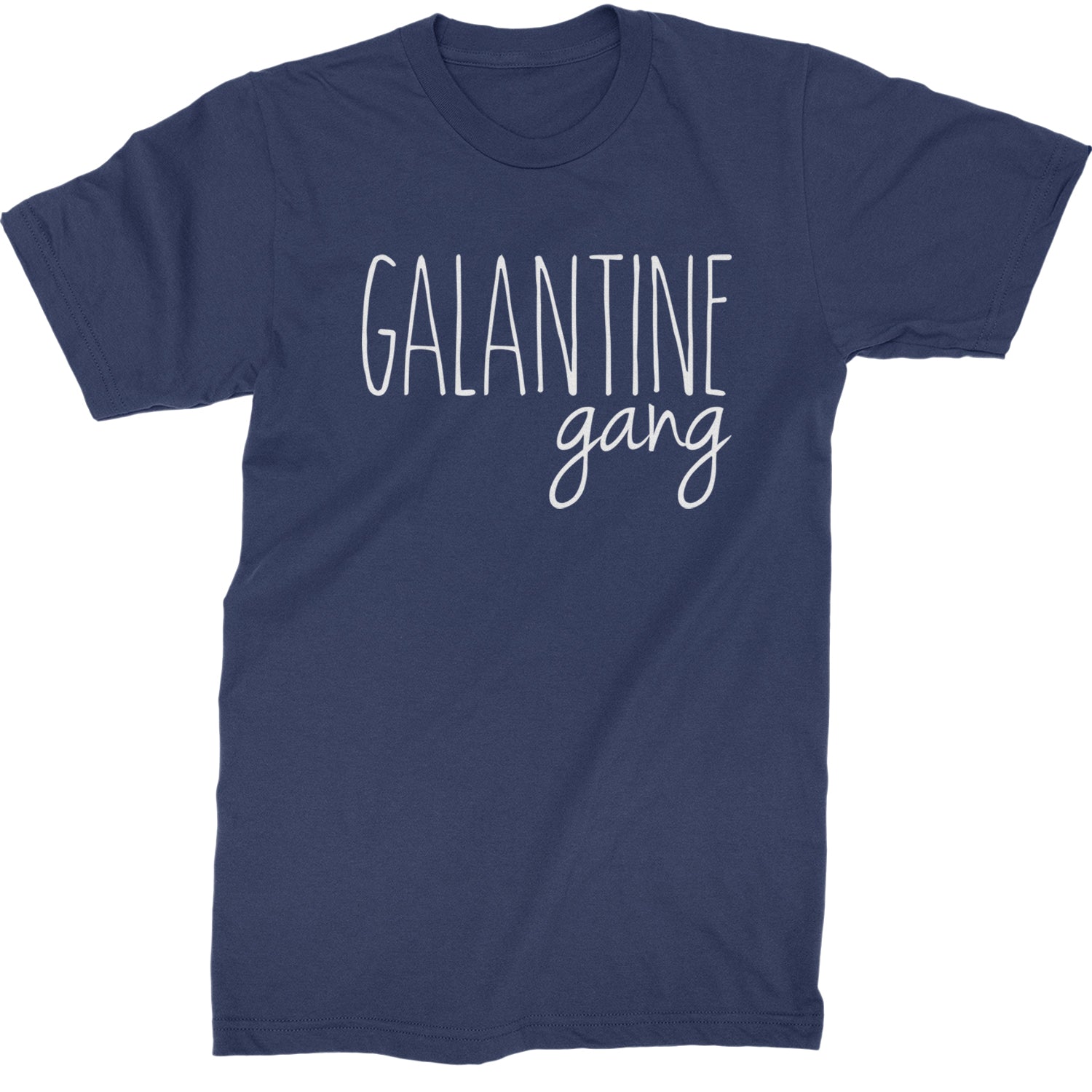 Galentine Gang Valentine's Shirt Mens T-shirt Navy Blue