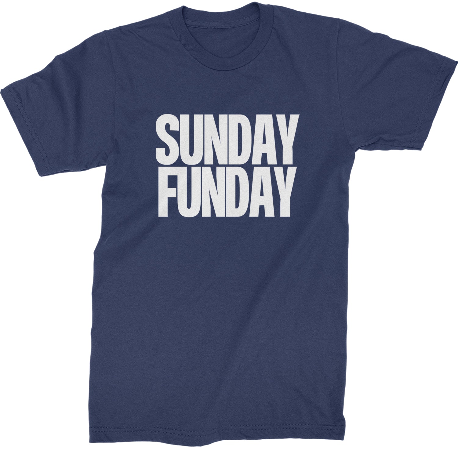 Sunday Funday  Mens T-shirt Navy Blue