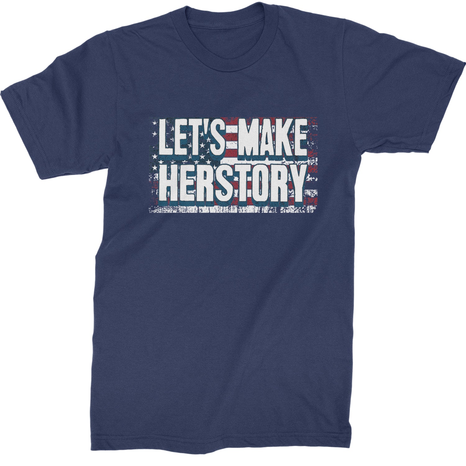 Lets Make Herstory - Support Kamala Harris For President 2024 Mens T-shirt Navy Blue