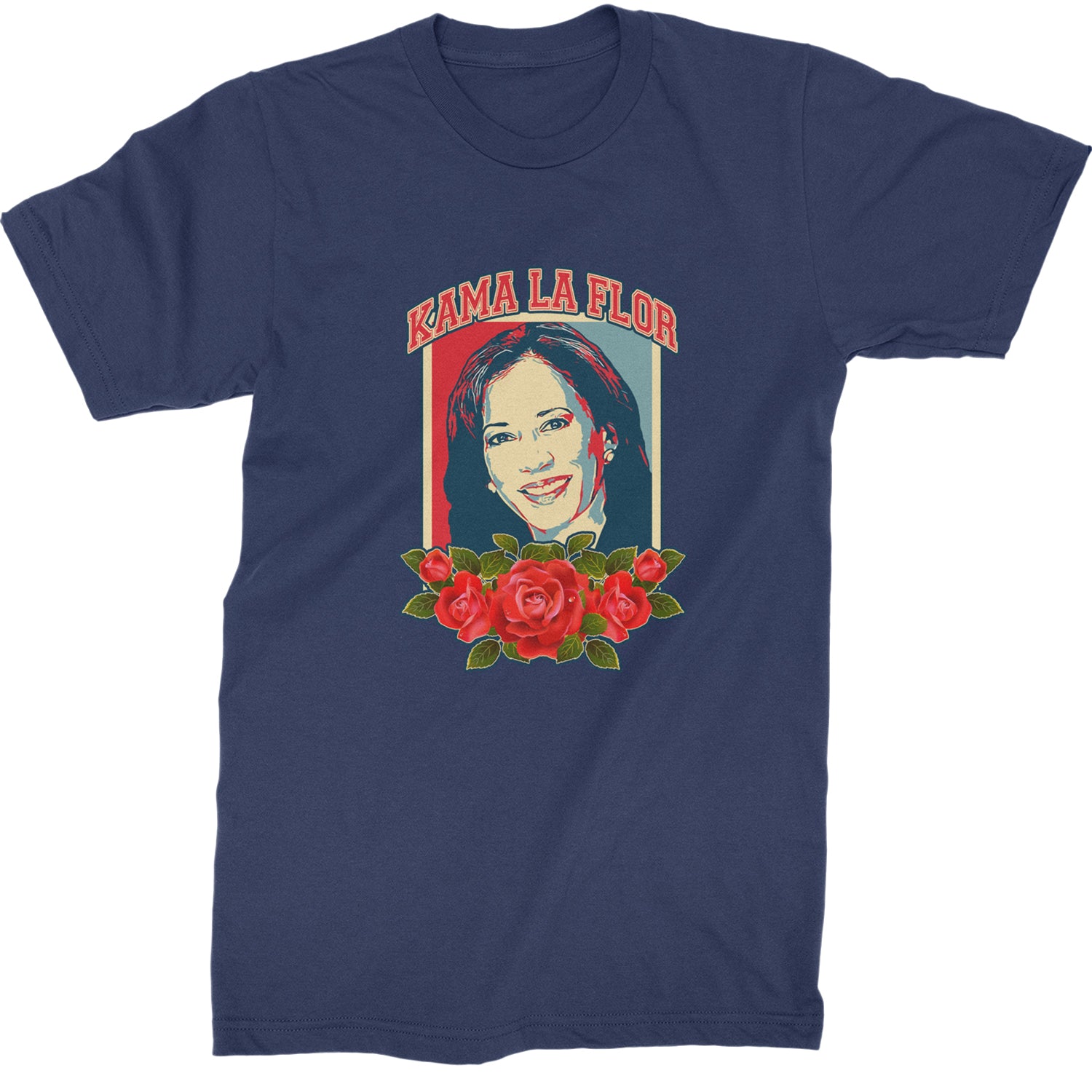 Kama La Flor Kamala Como La Flor Mens T-shirt Navy Blue