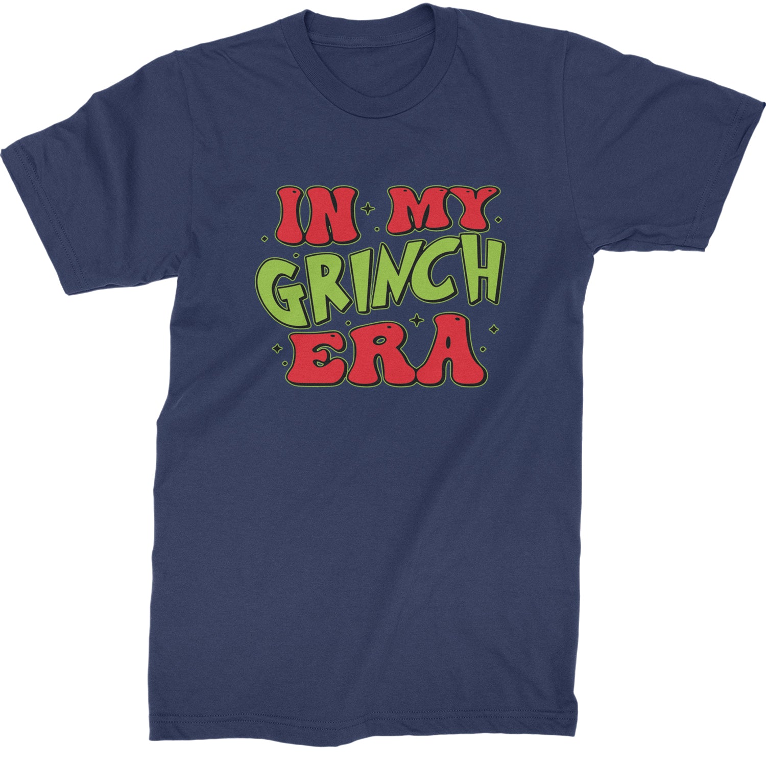 In My Gr-nch Era Jolly Merry Christmas  Mens T-shirt Navy Blue