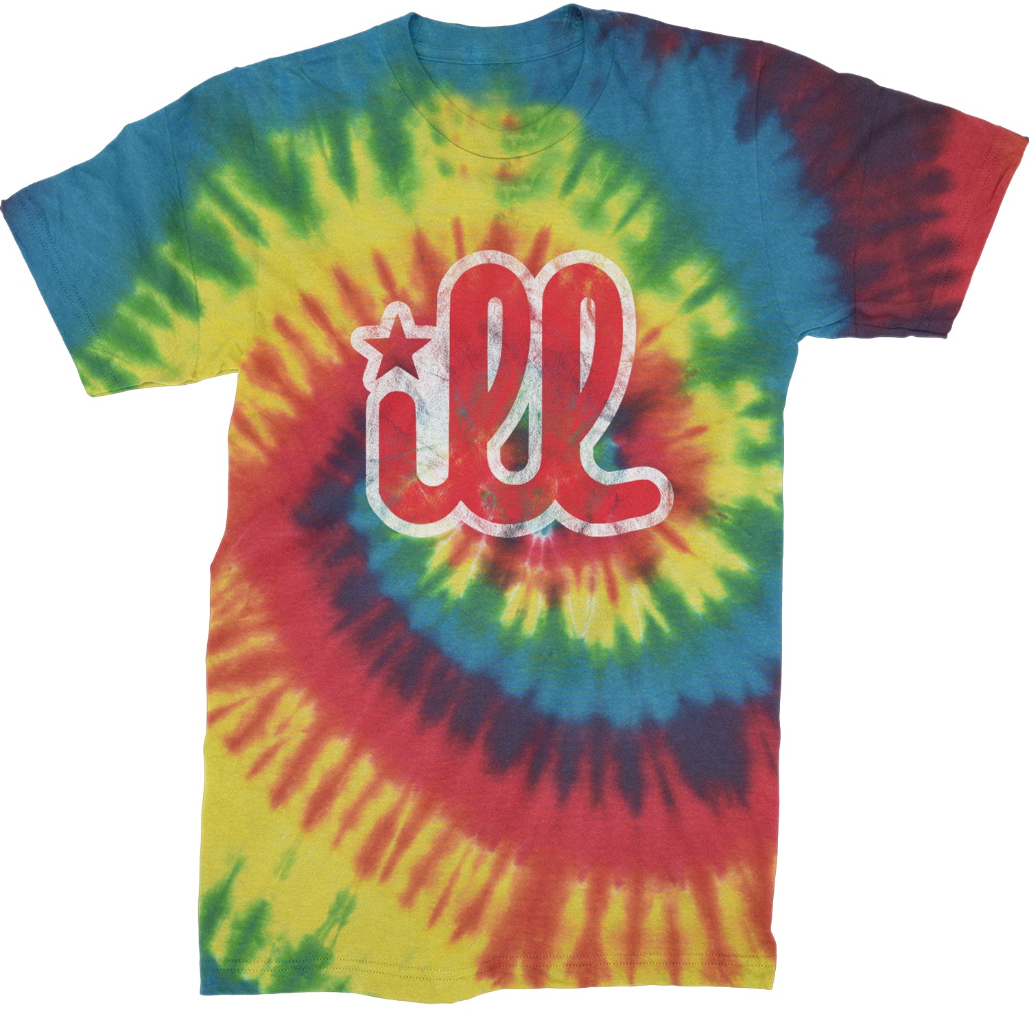 ILL Vintage It's A Philadelphia Philly Thing Mens T-shirt Tie-Dye Rainbow Reactive
