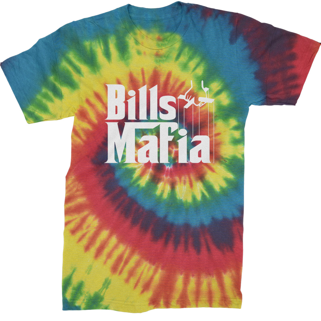 Mafia Bills Mafia Godfather Mens T-shirt Tie-Dye Rainbow Reactive