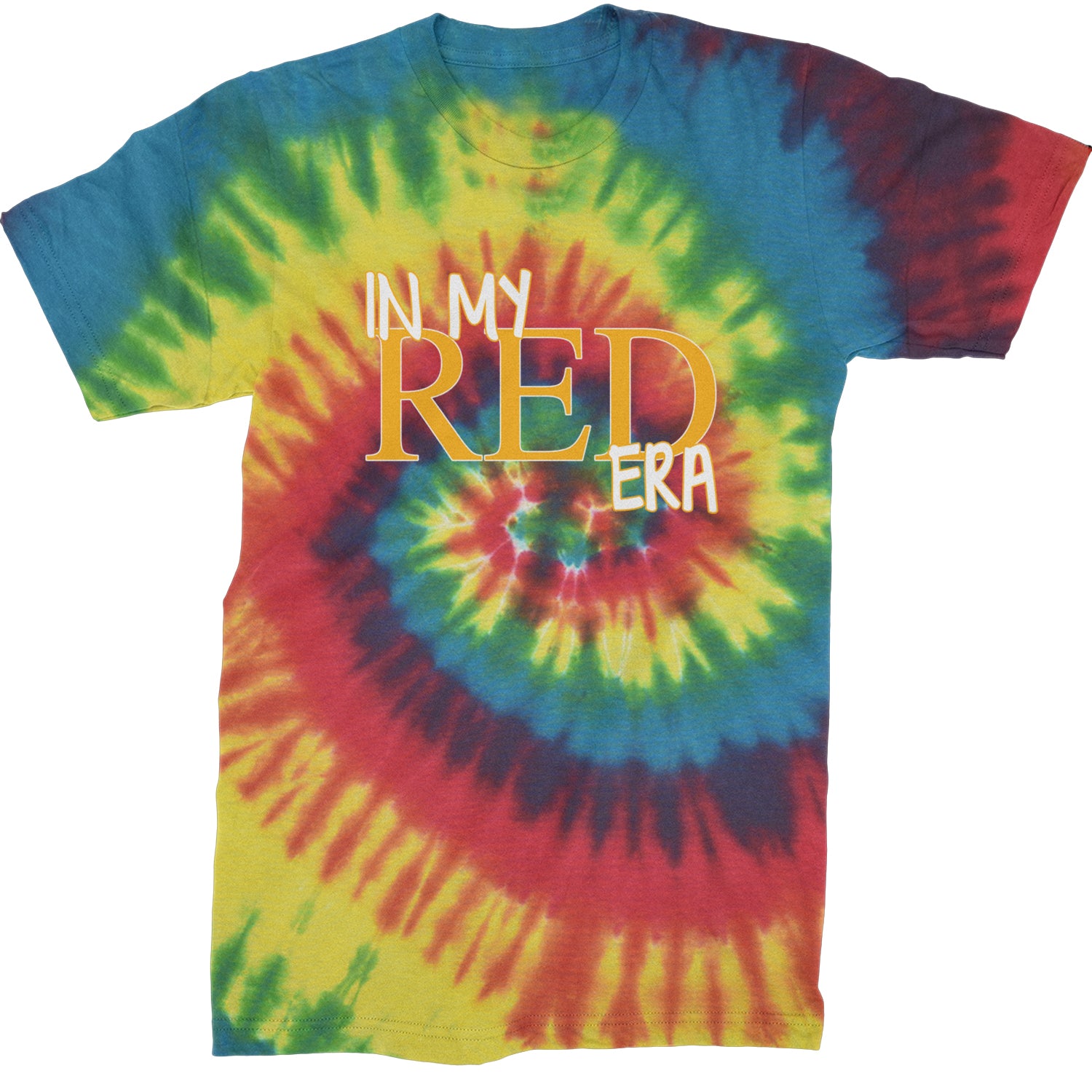 In My Red Era Kansas City Mens T-shirt Tie-Dye Rainbow Reactive