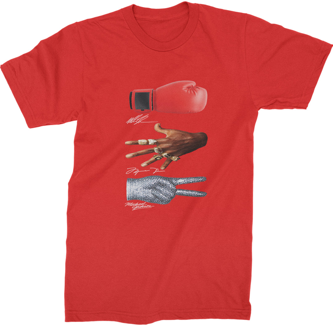 Tyson Jordan Jackson Iconic Michaels Mens T-shirt Red