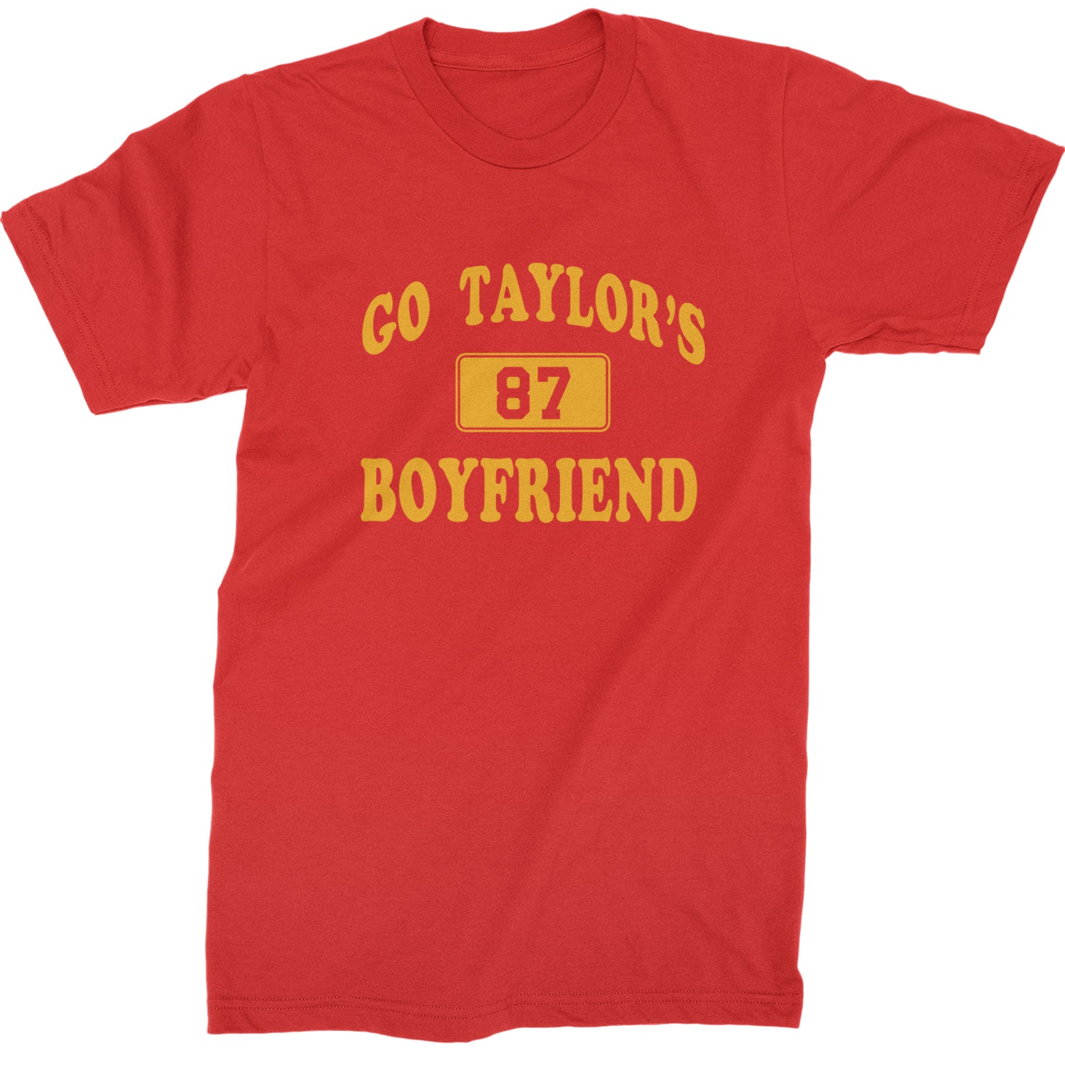 Go Taylor's Boyfriend Kansas City Mens T-shirt Red