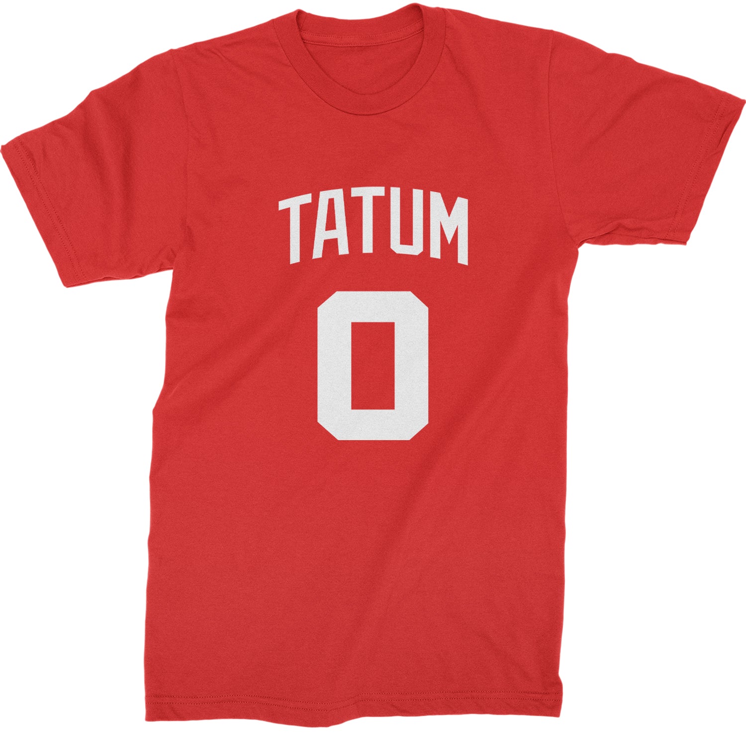 Tatum #0 Boston Basketball Mens T-shirt Red