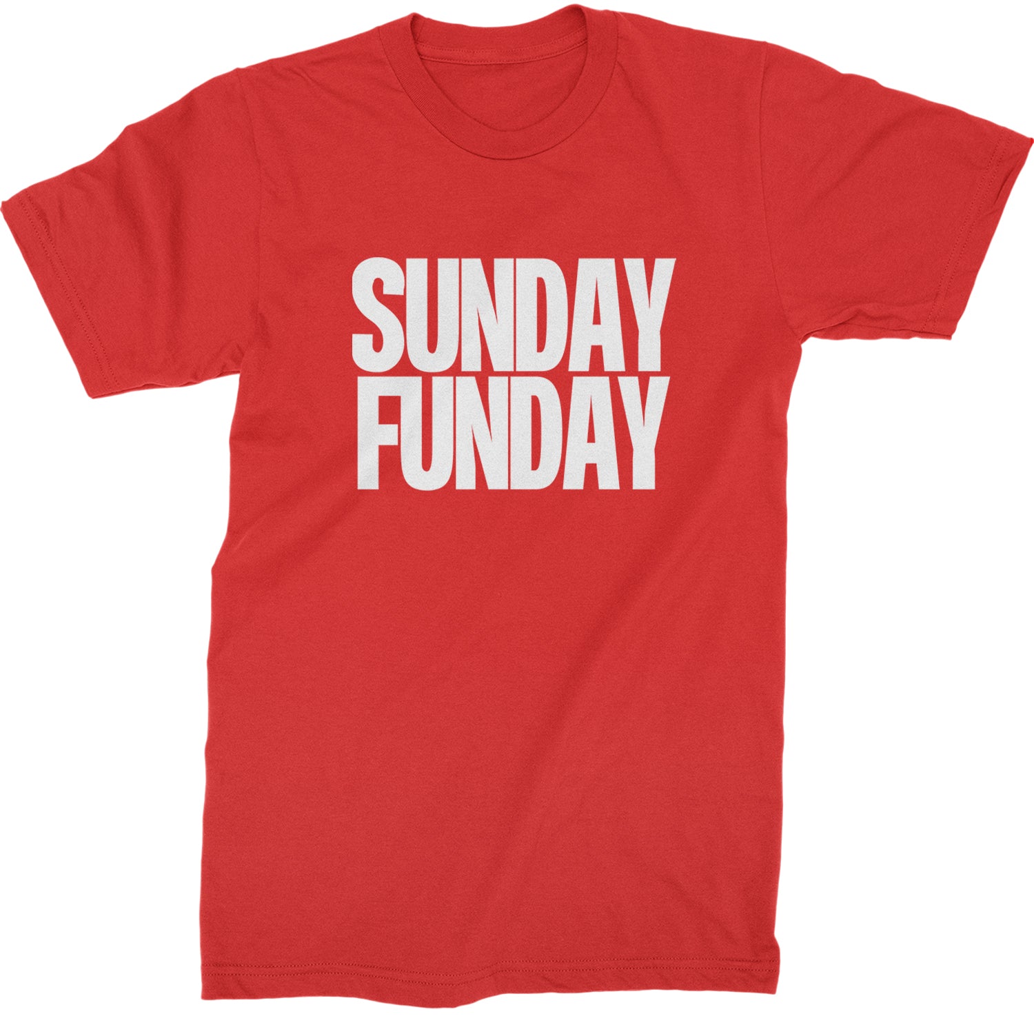 Sunday Funday  Mens T-shirt Red