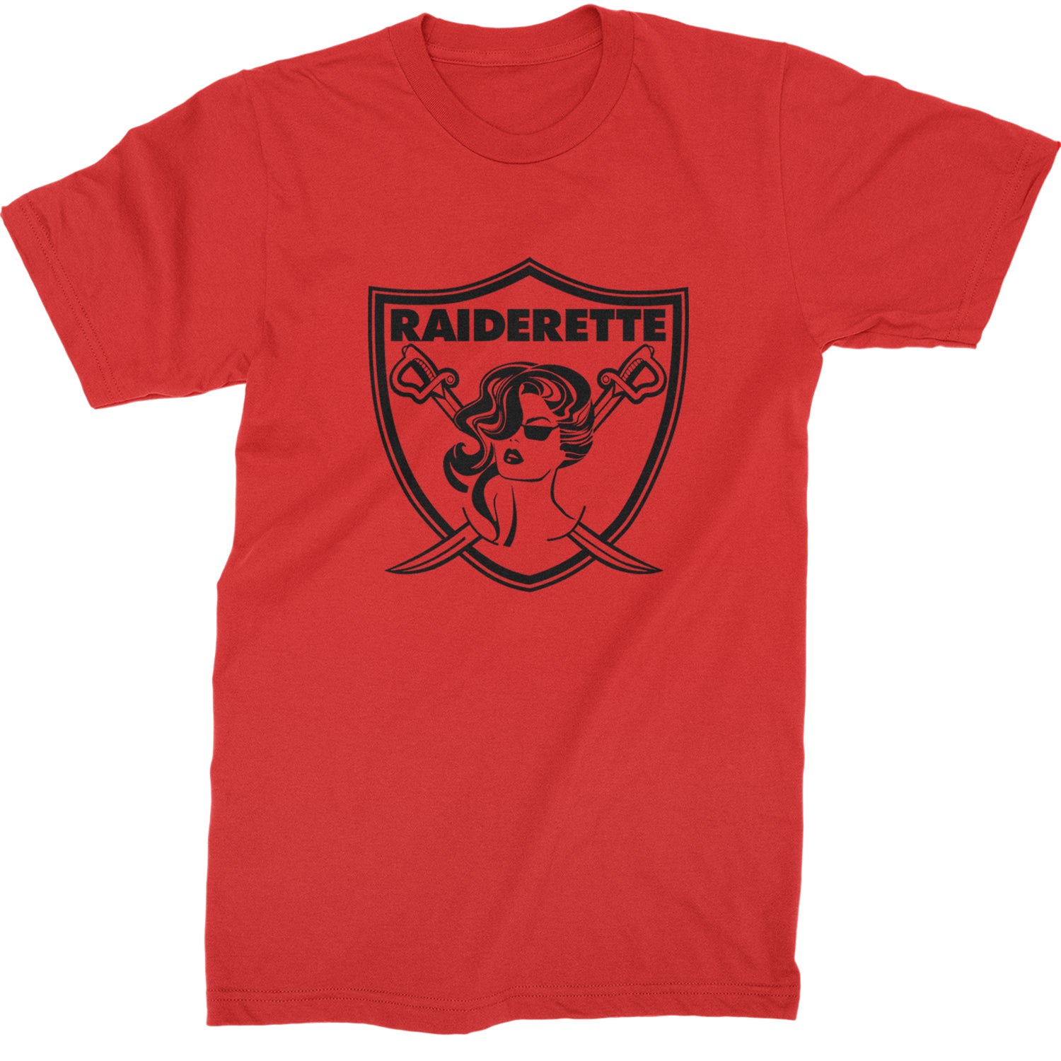 Raiderette Football Gameday Ready Mens T-shirt Red