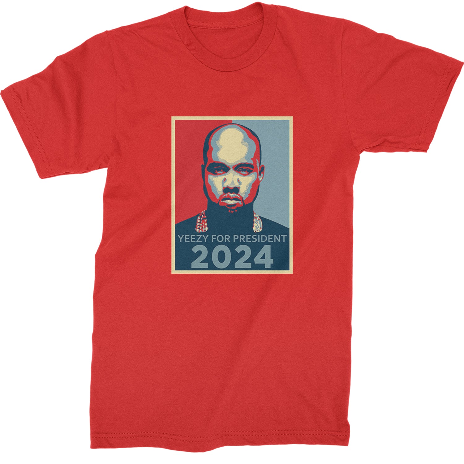 Yeezus For President Vote for Ye Mens T-shirt Red