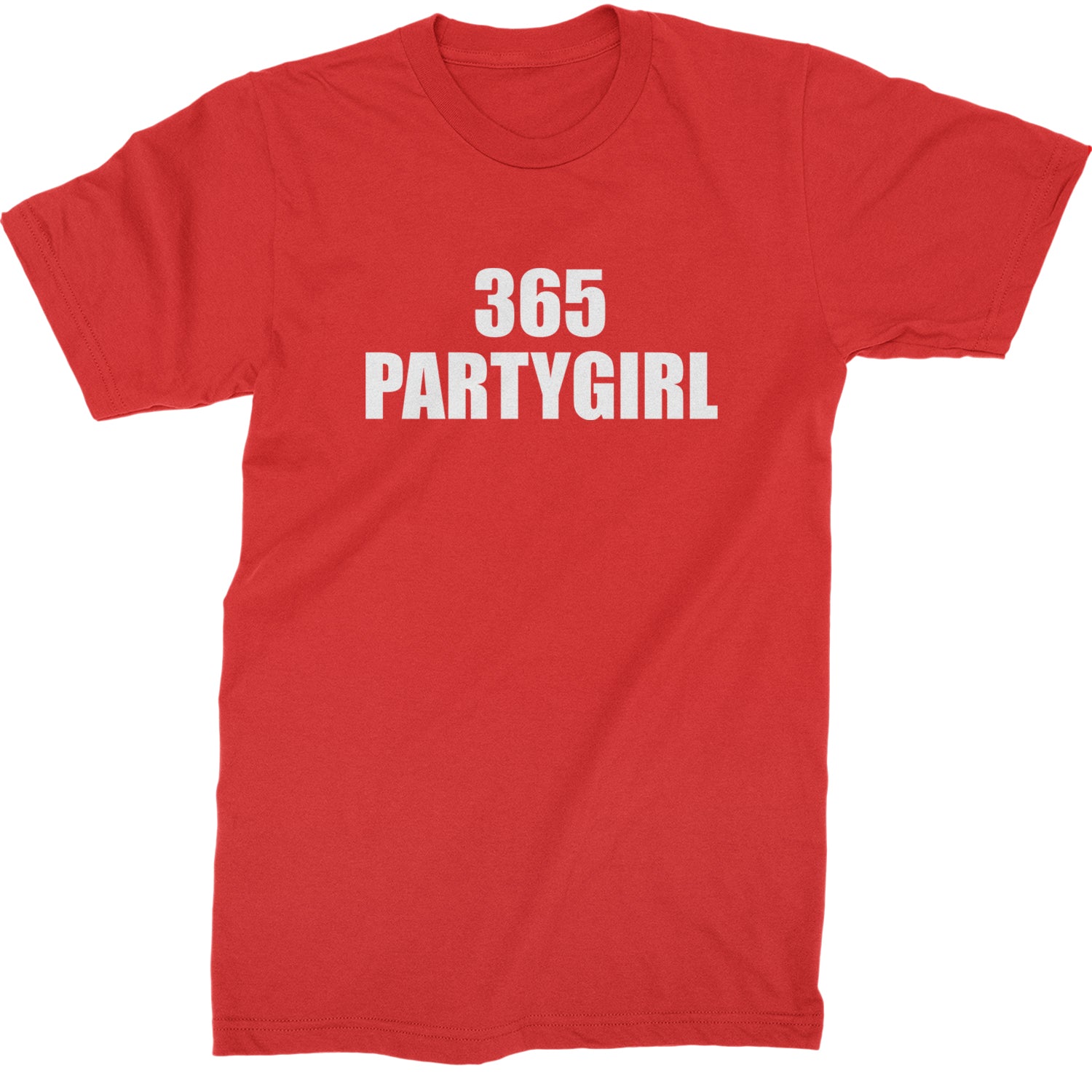 365 Party Girl Brat Girl Summer Mens T-shirt Red