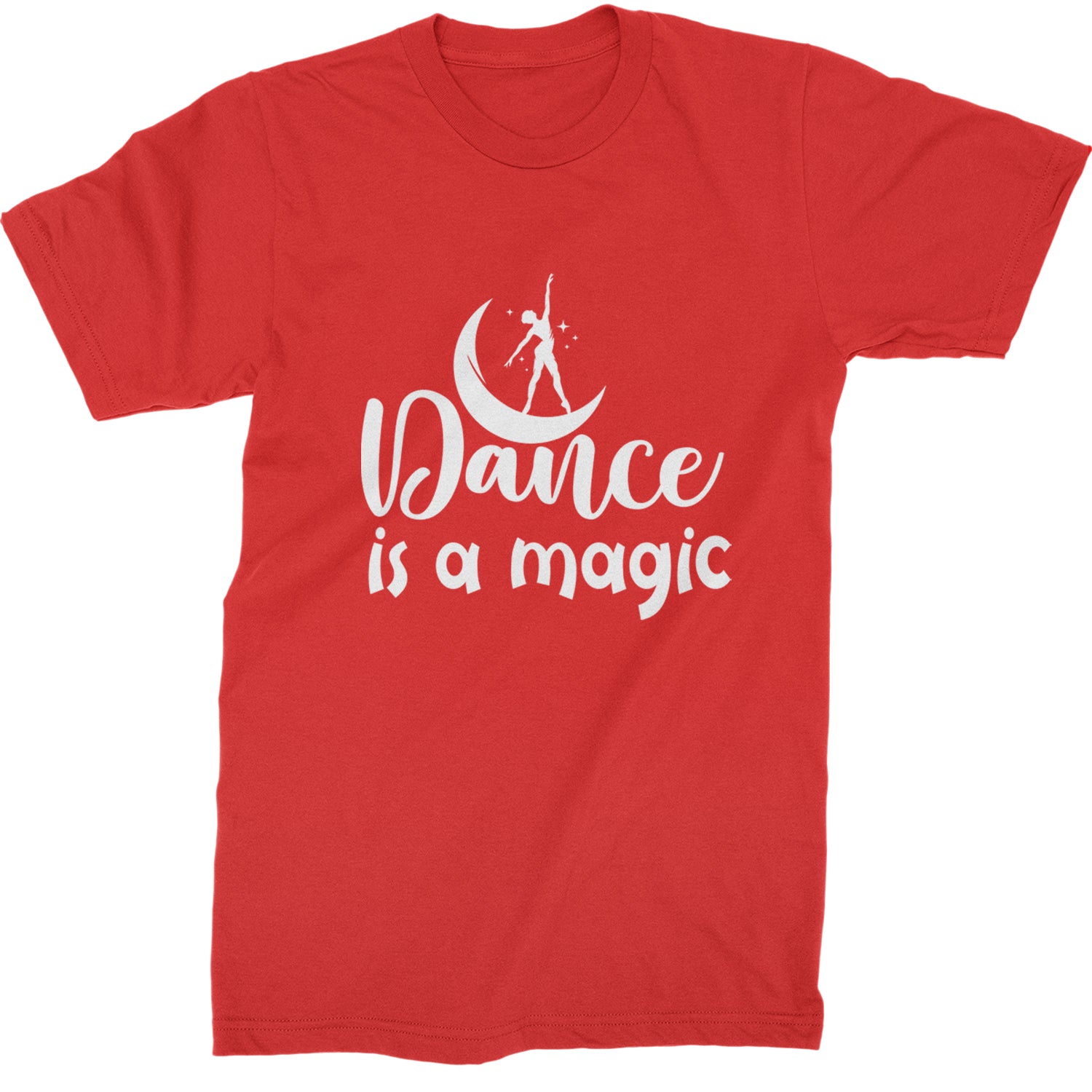 Dance Is Magic Mens T-shirt Red