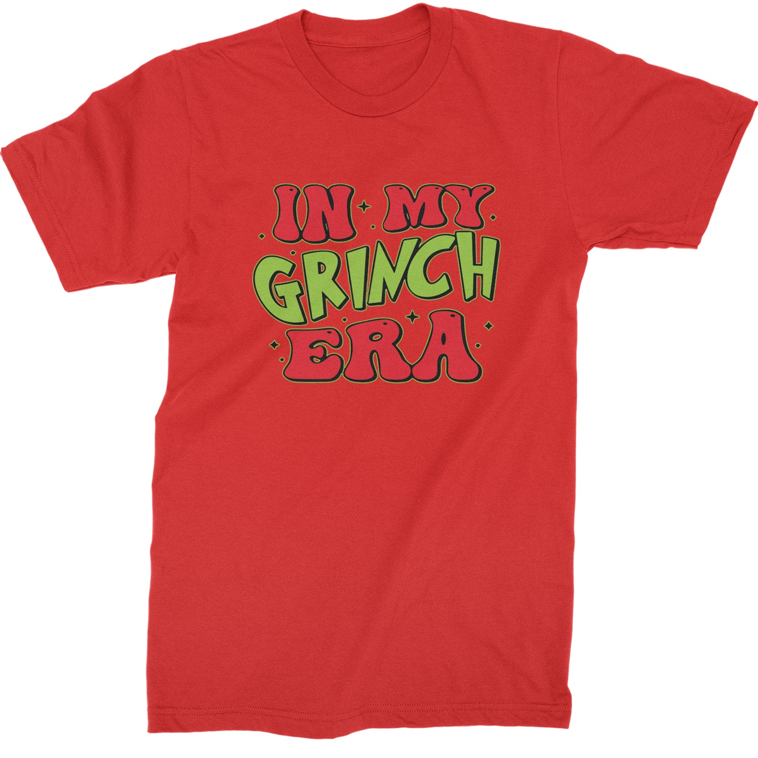 In My Gr-nch Era Jolly Merry Christmas  Mens T-shirt Red