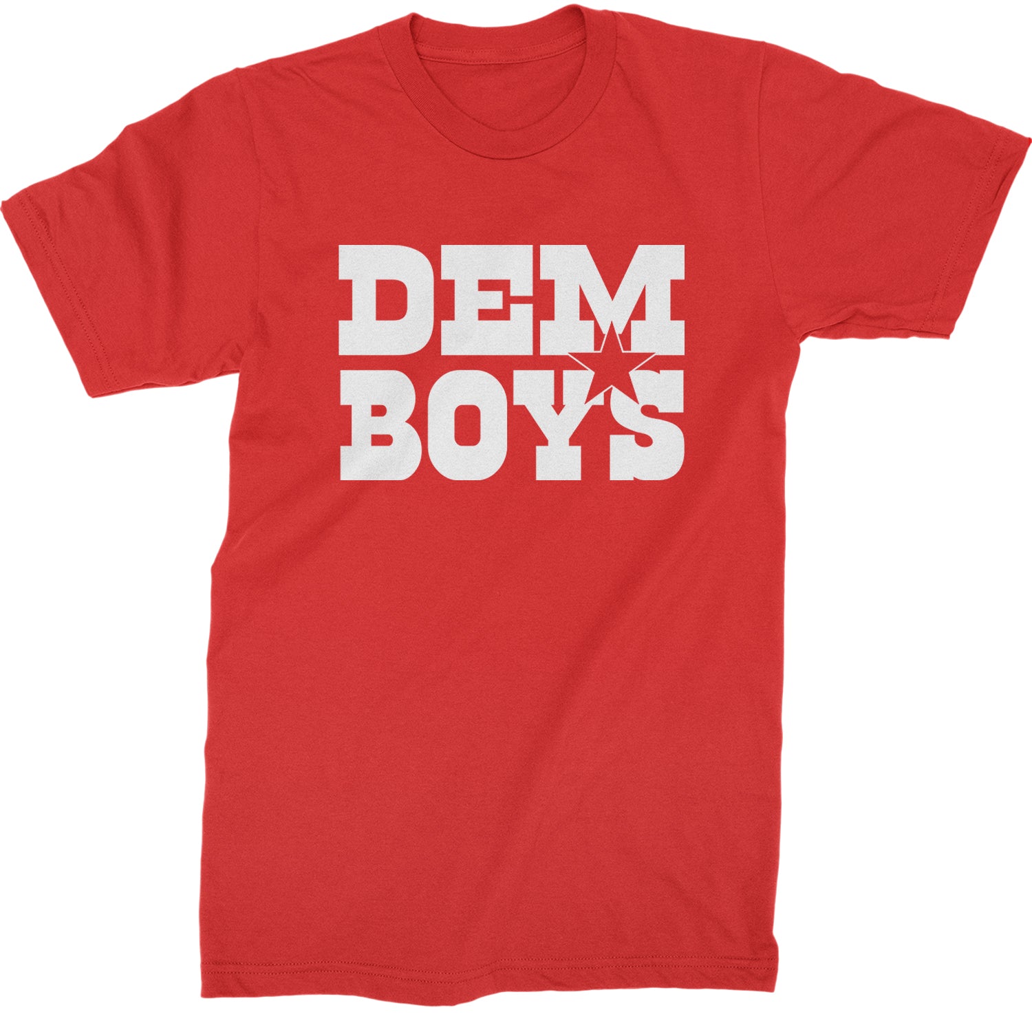 Dem Boys Dallas Football Mens T-shirt Red