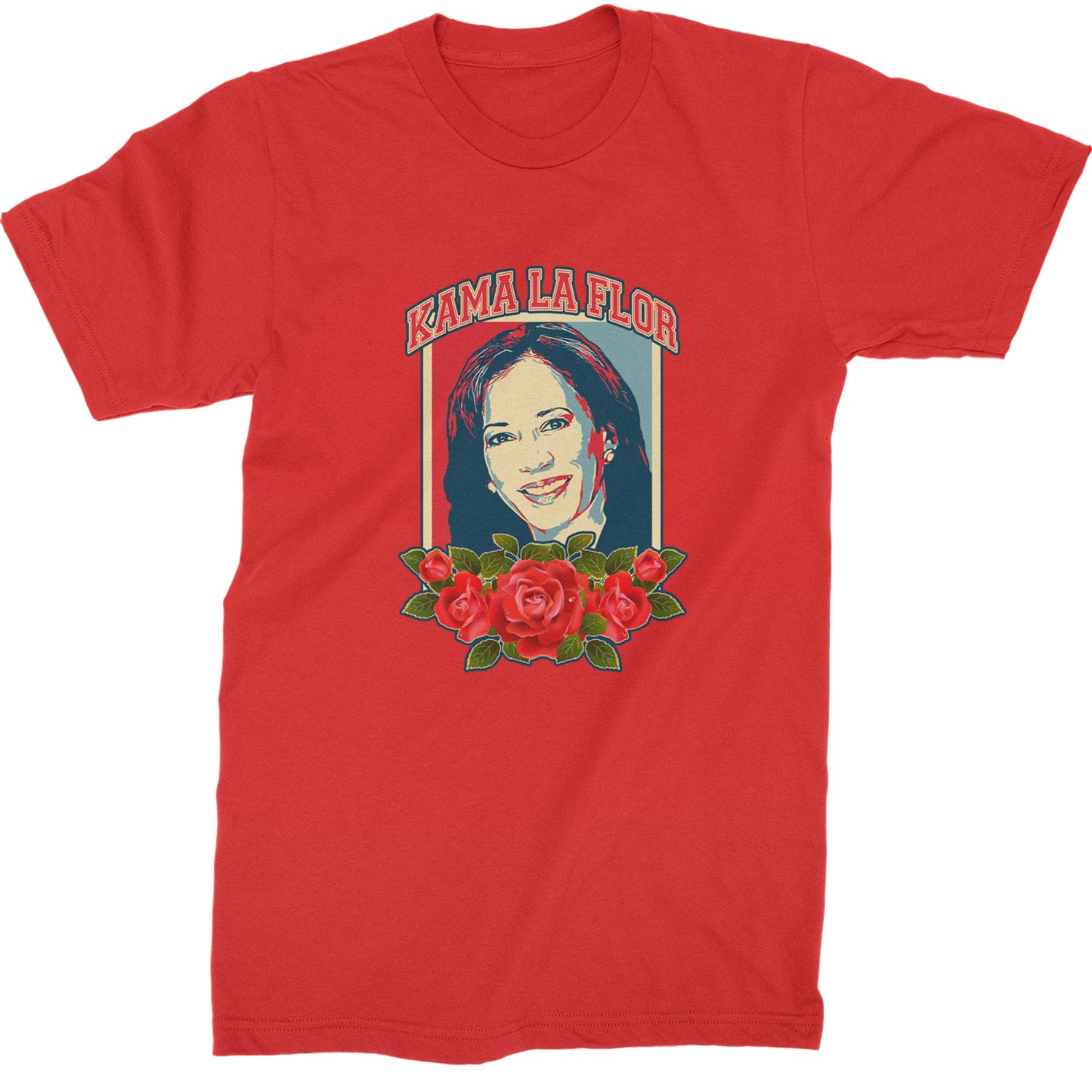 Kama La Flor Kamala Como La Flor Mens T-shirt Red