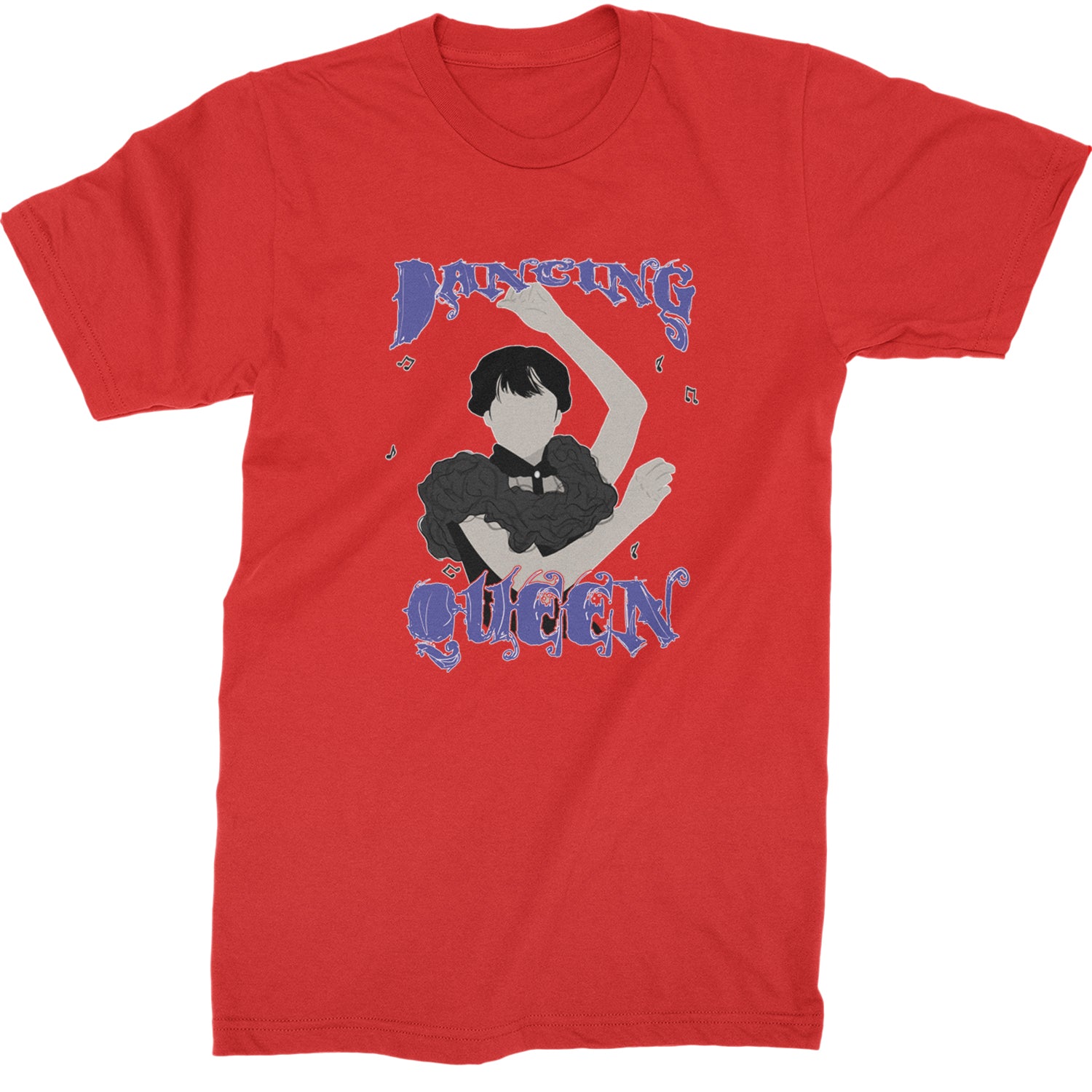 Wednesday Dancing Queen Mens T-shirt Red