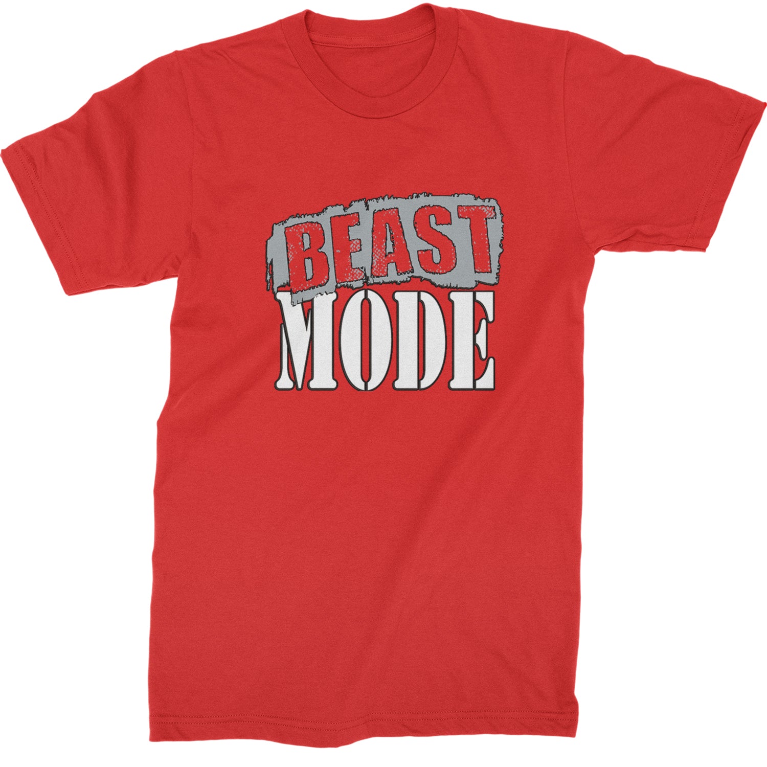 Beast Mode Training Gym Workout Mens T-shirt Red