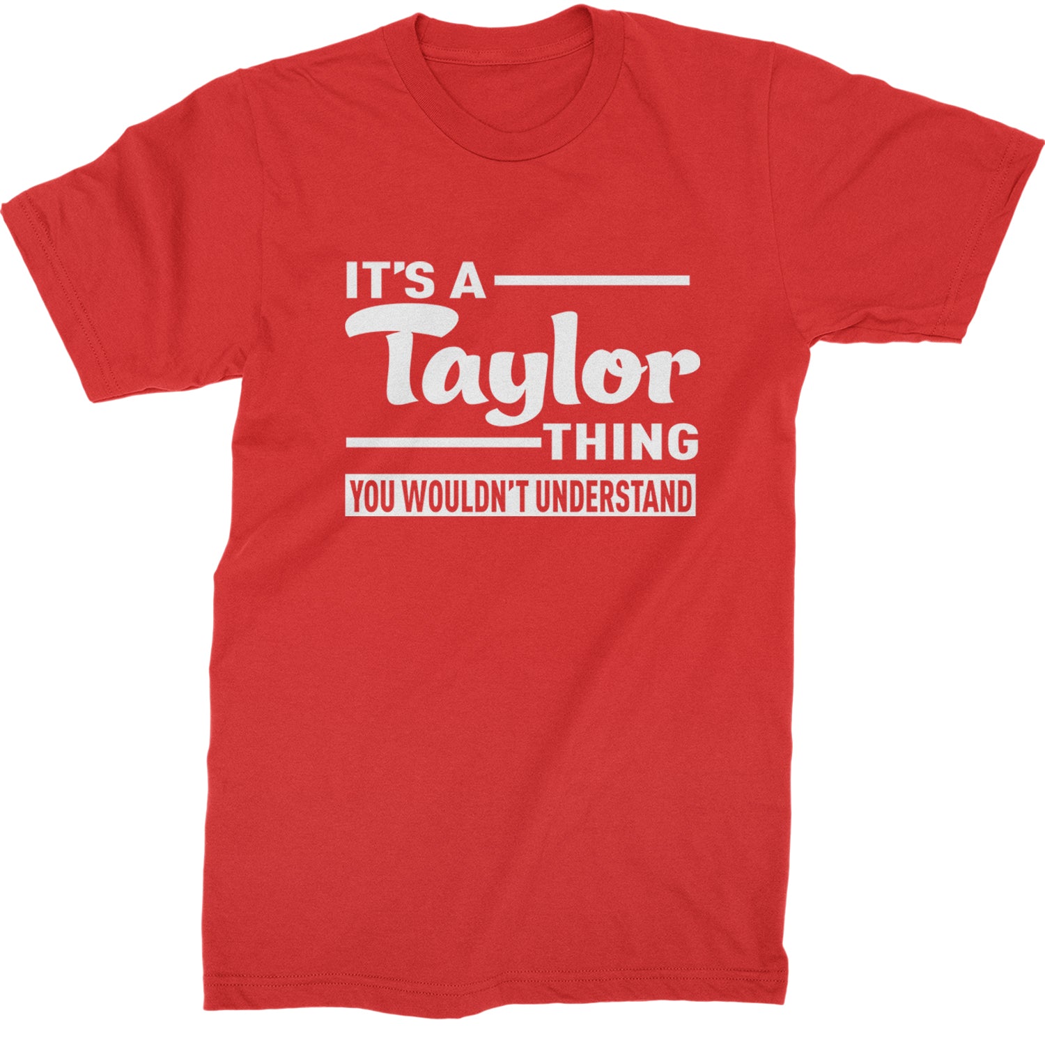 It's A Taylor Thing, You Wouldn't Understand TTPD Mens T-shirt Red