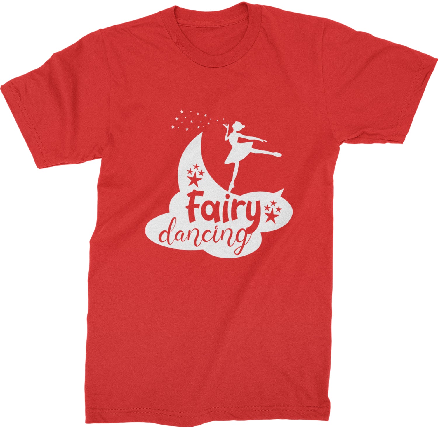 Fairy Dancing Mens T-shirt Red