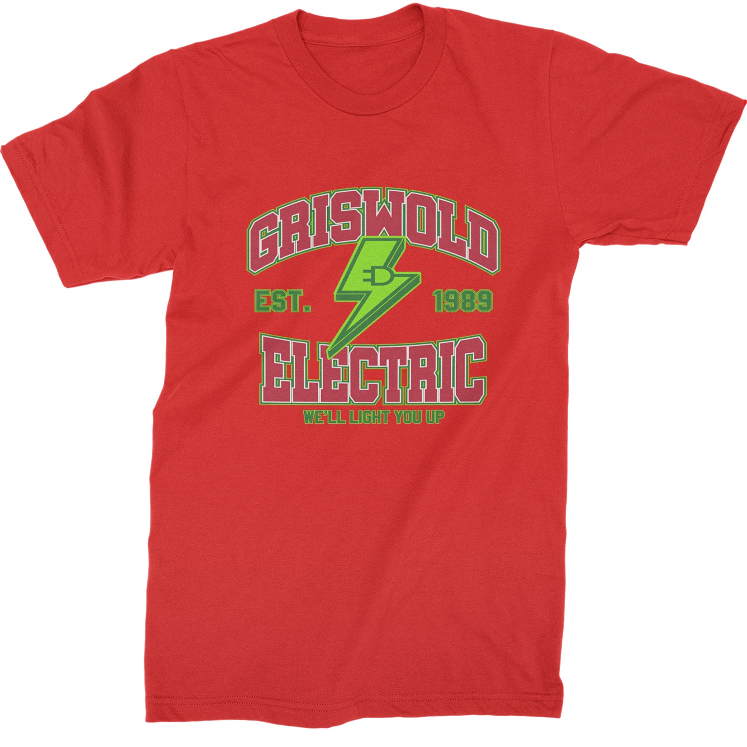 Griswold Electric We'll Light You Up  Mens T-shirt Red