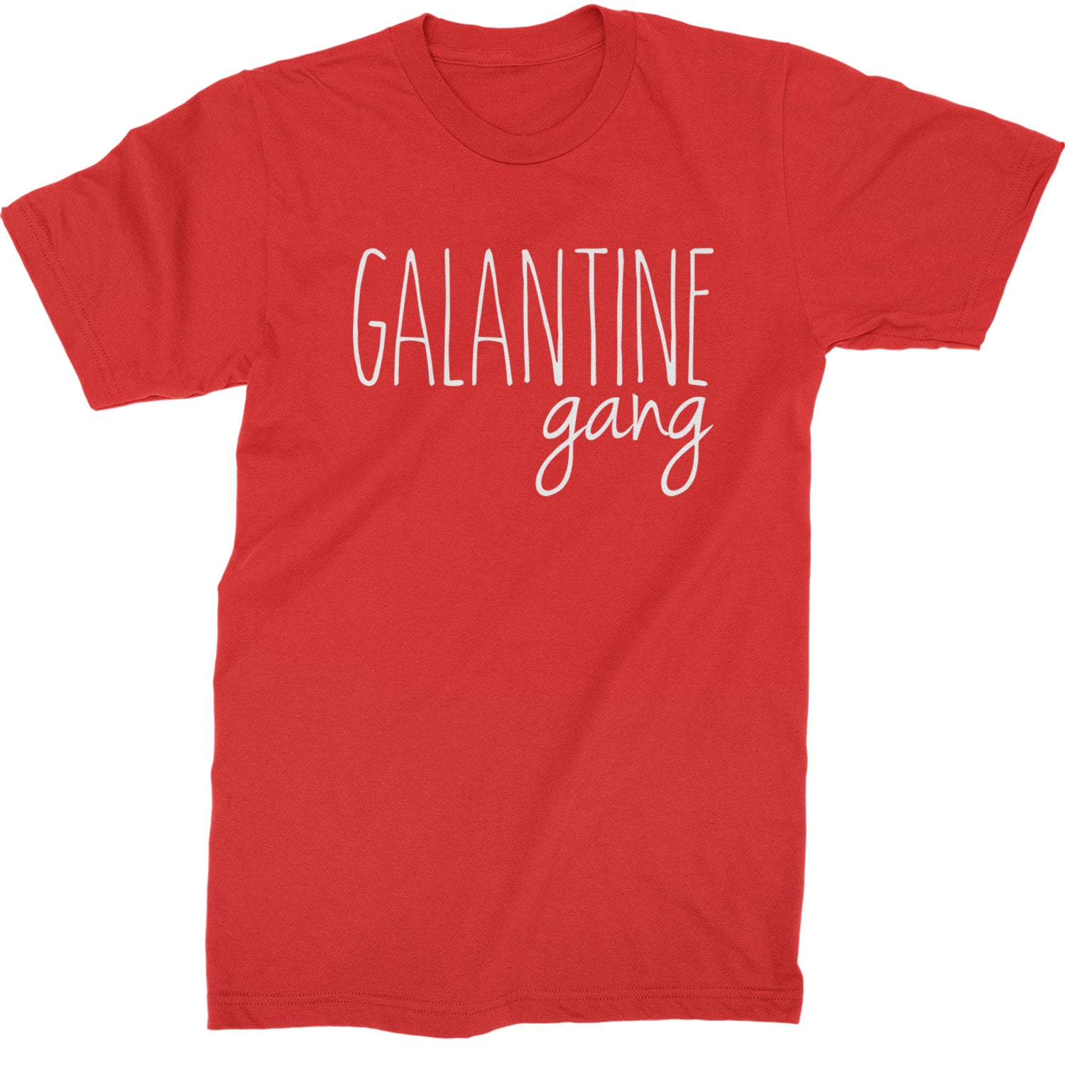 Galentine Gang Valentine's Shirt Mens T-shirt Red