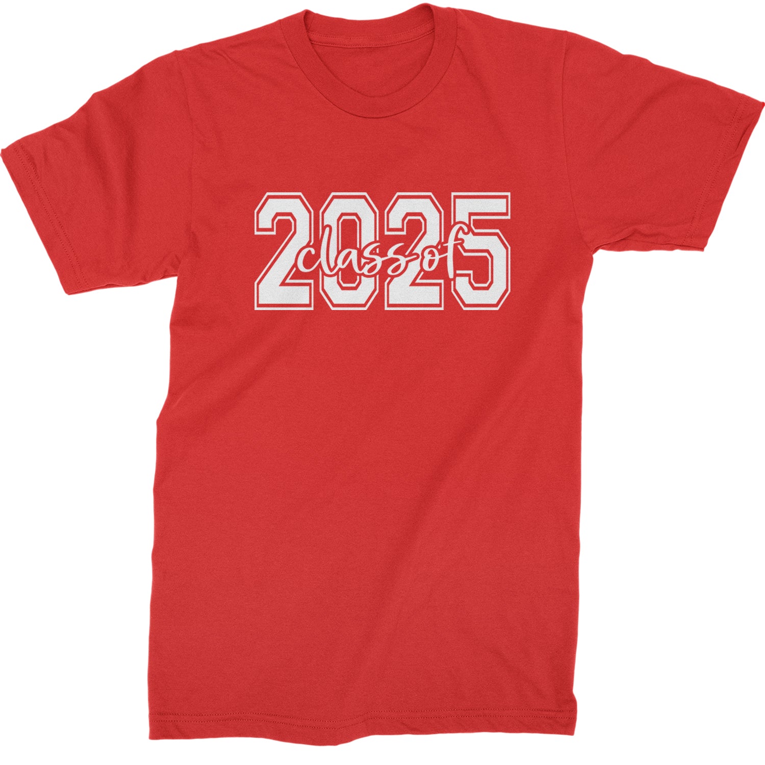 Class Of 2025 Graduation Mens T-shirt Red