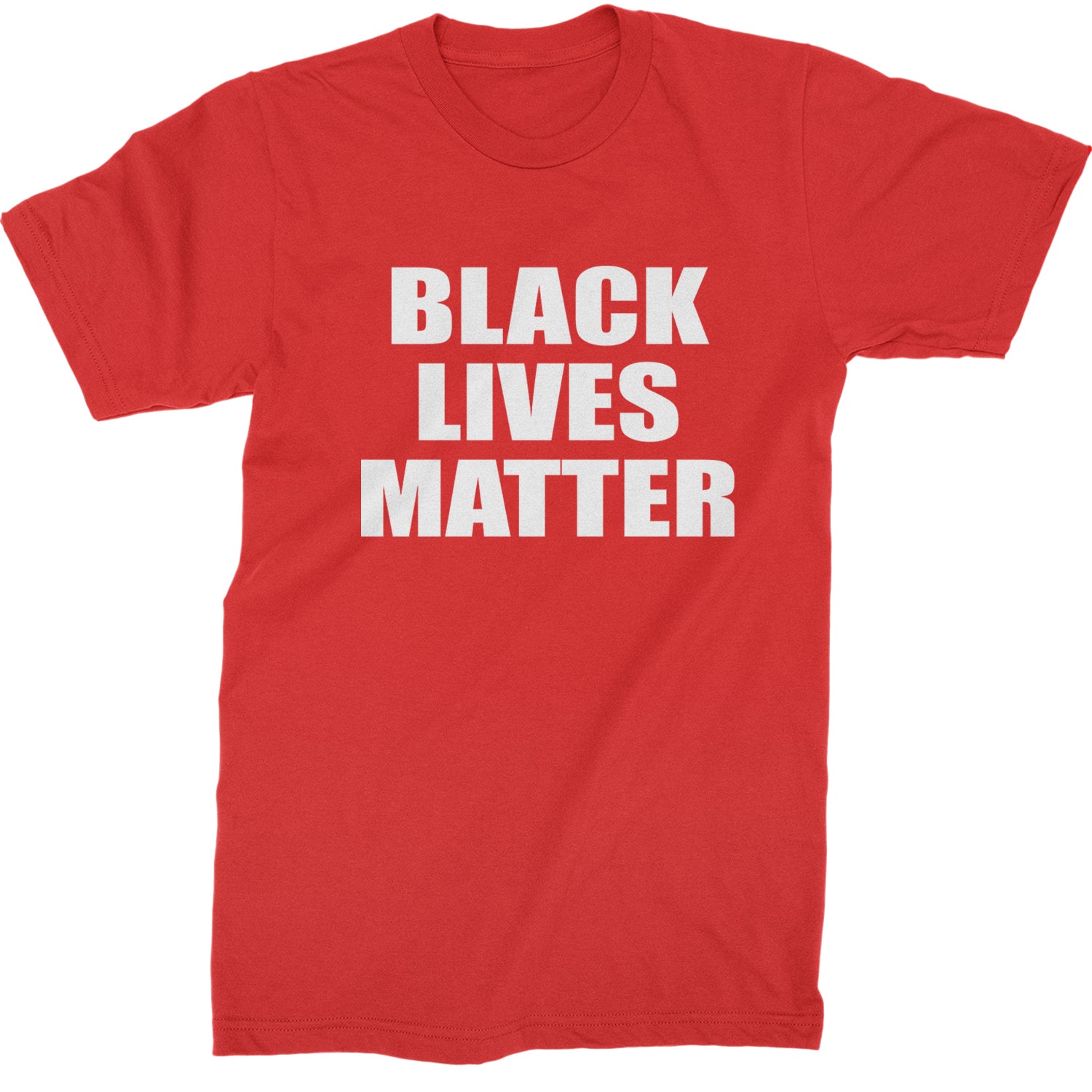 Black Lives Matter BLM Mens T-shirt Red