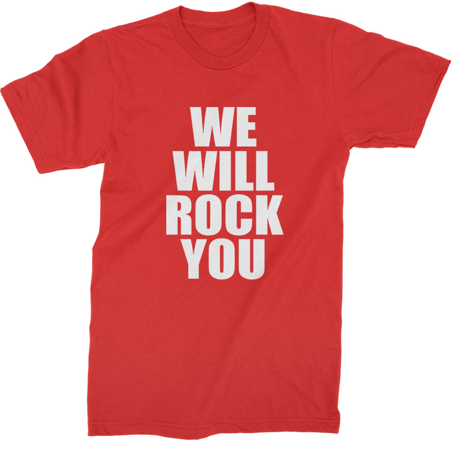 We Will Rock You Mens T-shirt Red