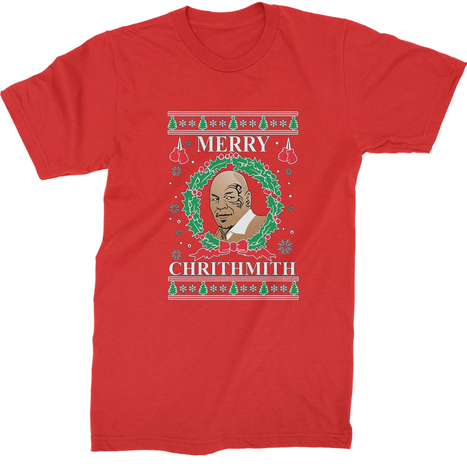 Merry Chrithmith Ugly Christmas  Mens T-shirt Red