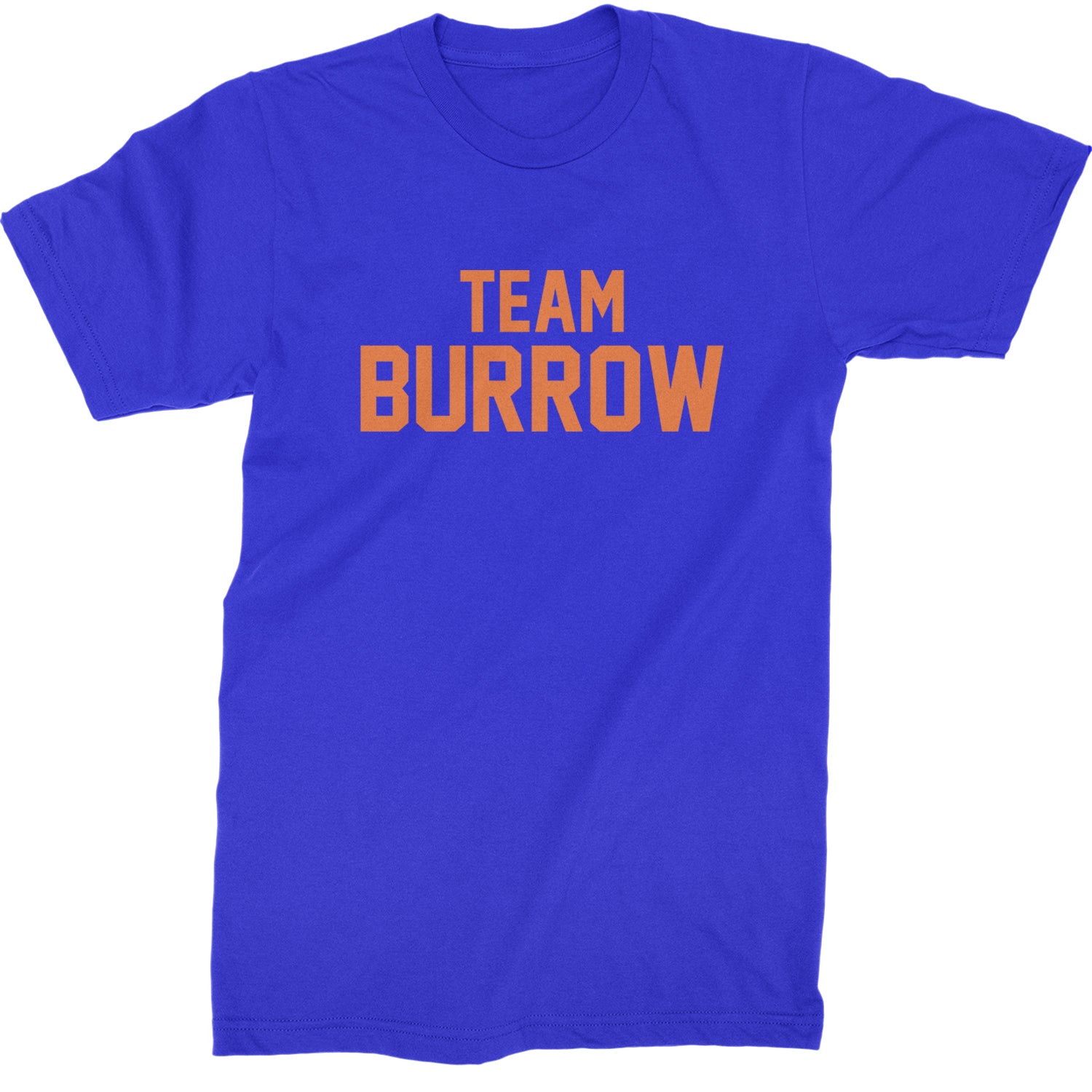 Team Burrow Cincinnati Mens T-shirt Royal Blue