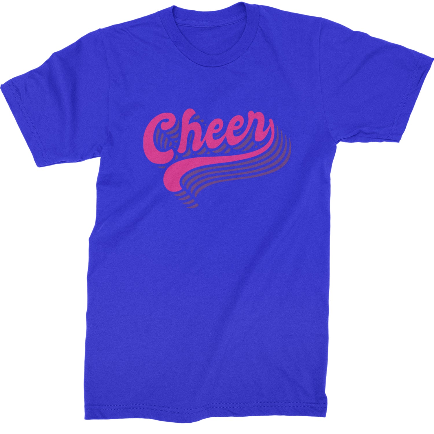 Cheer Pride Mens T-shirt Royal Blue