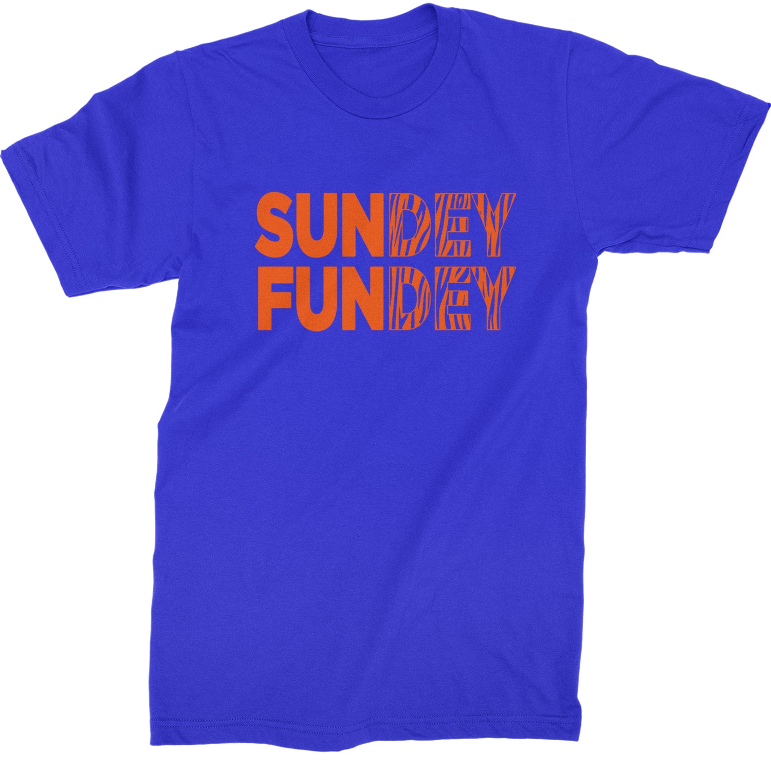 SunDEY FunDEY Sunday FundayMens T-shirt Royal Blue